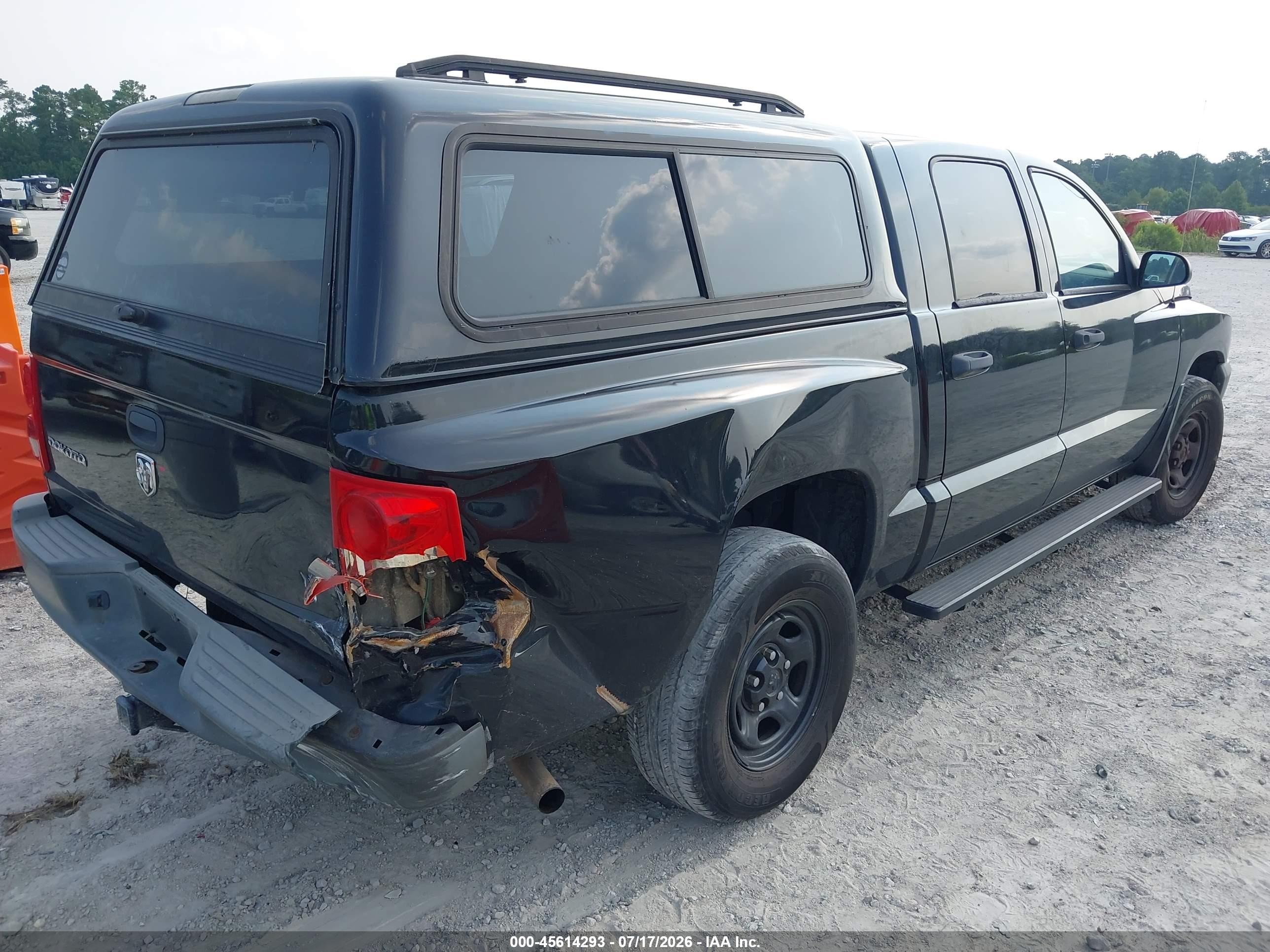 2007 Dodge Dakota St Черный vin: 1D7HE28K57S218669
