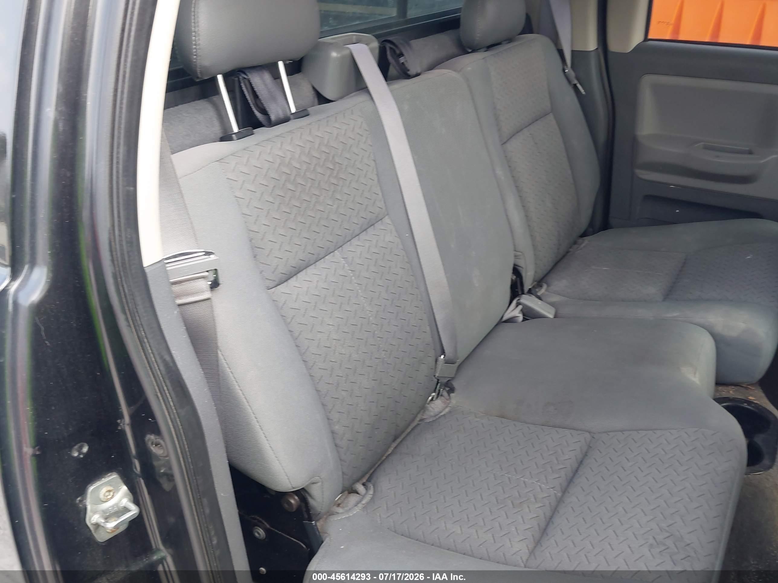 2007 Dodge Dakota St Черный vin: 1D7HE28K57S218669
