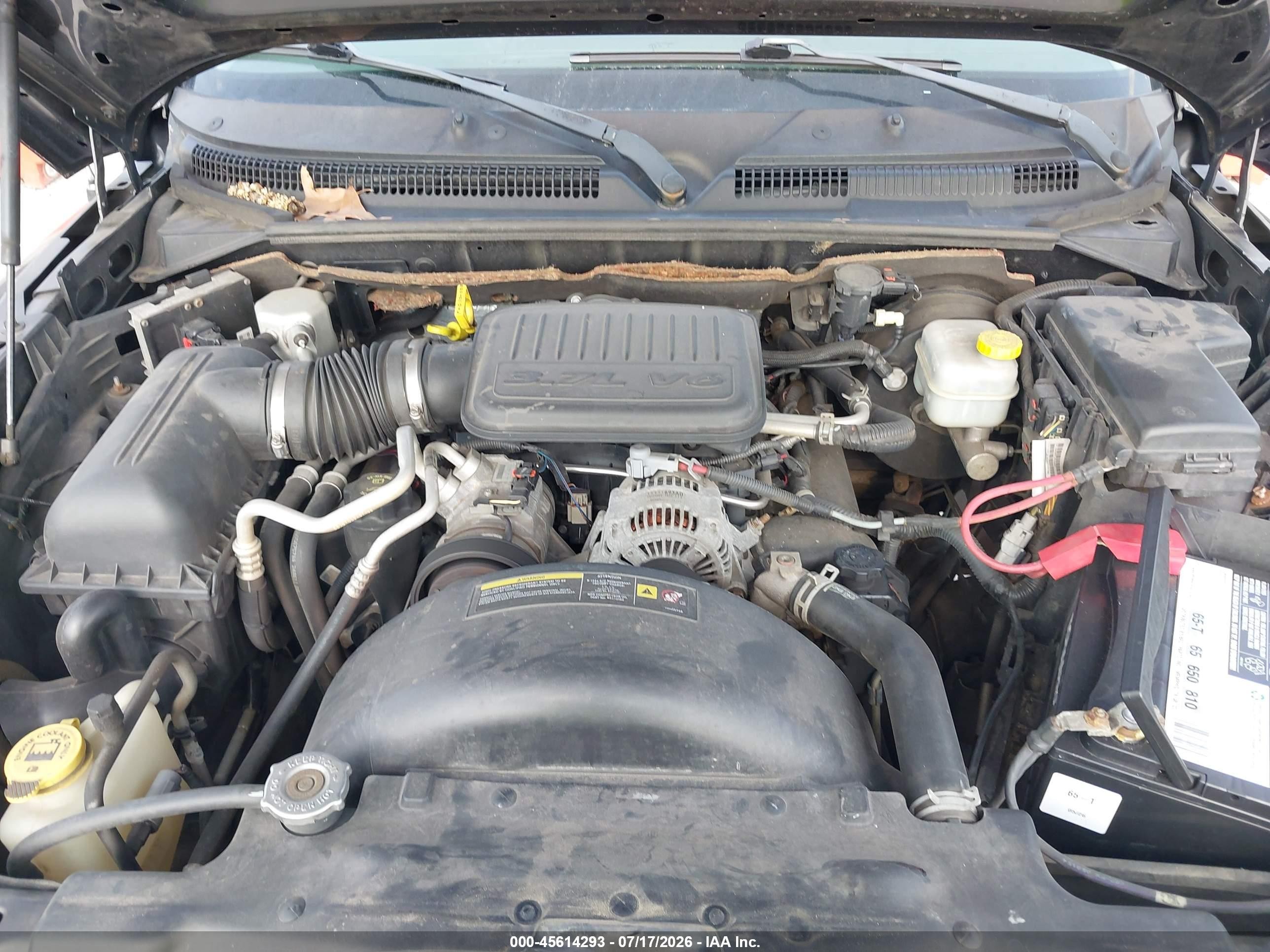 2007 Dodge Dakota St Черный vin: 1D7HE28K57S218669