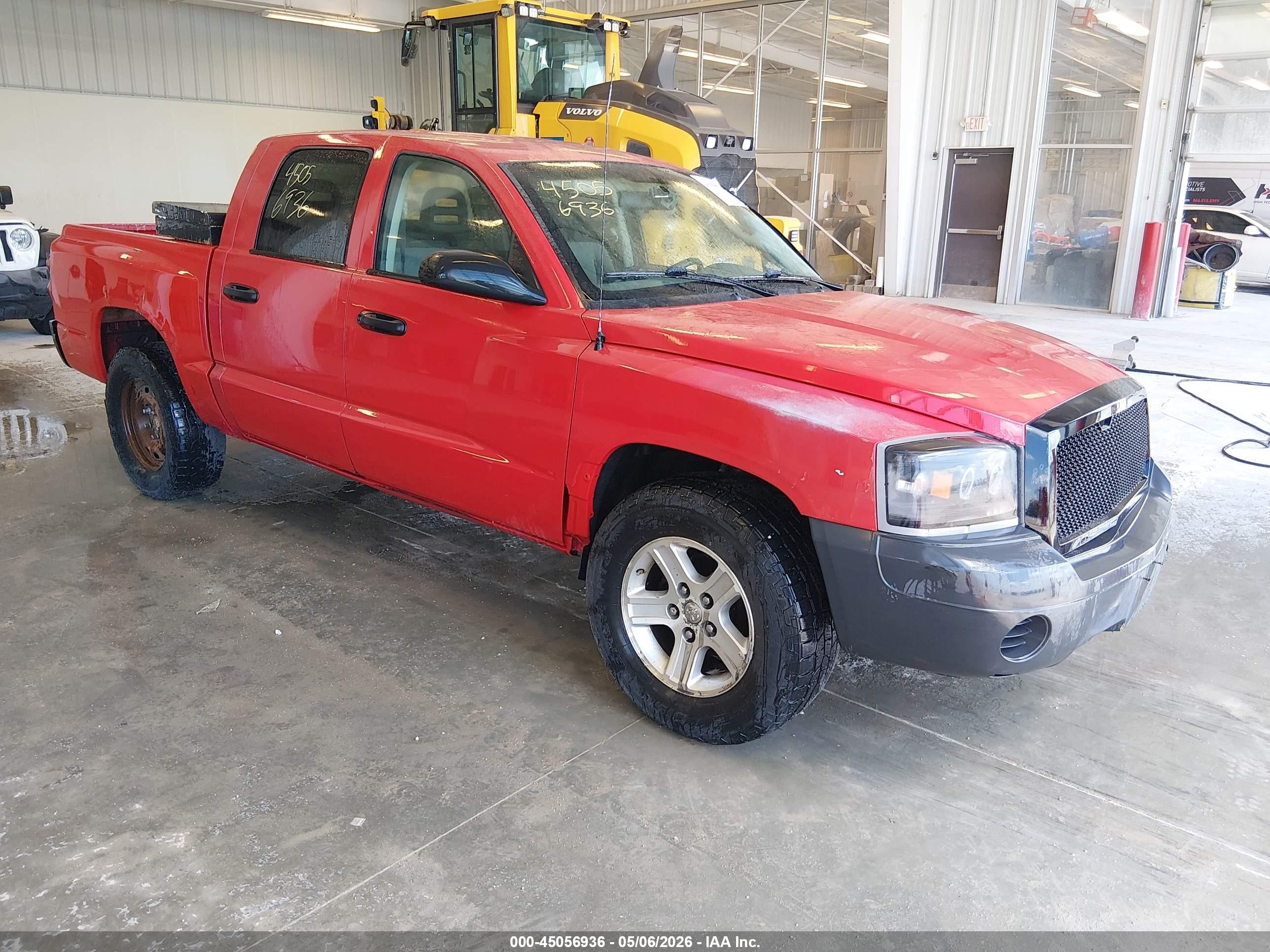 2006 Dodge Dakota St Red vin: 1D7HE28K66S584073