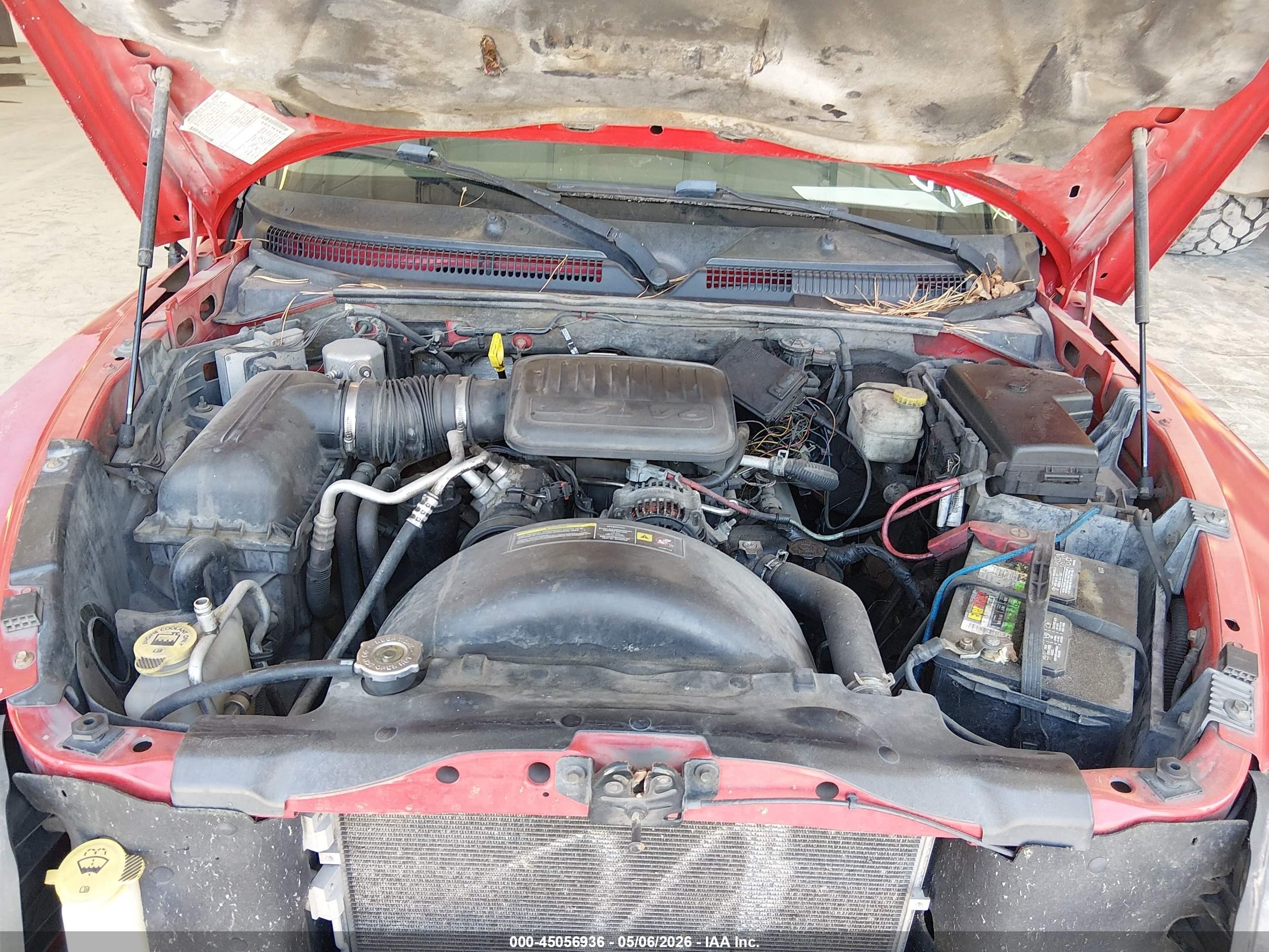2006 Dodge Dakota St Red vin: 1D7HE28K66S584073