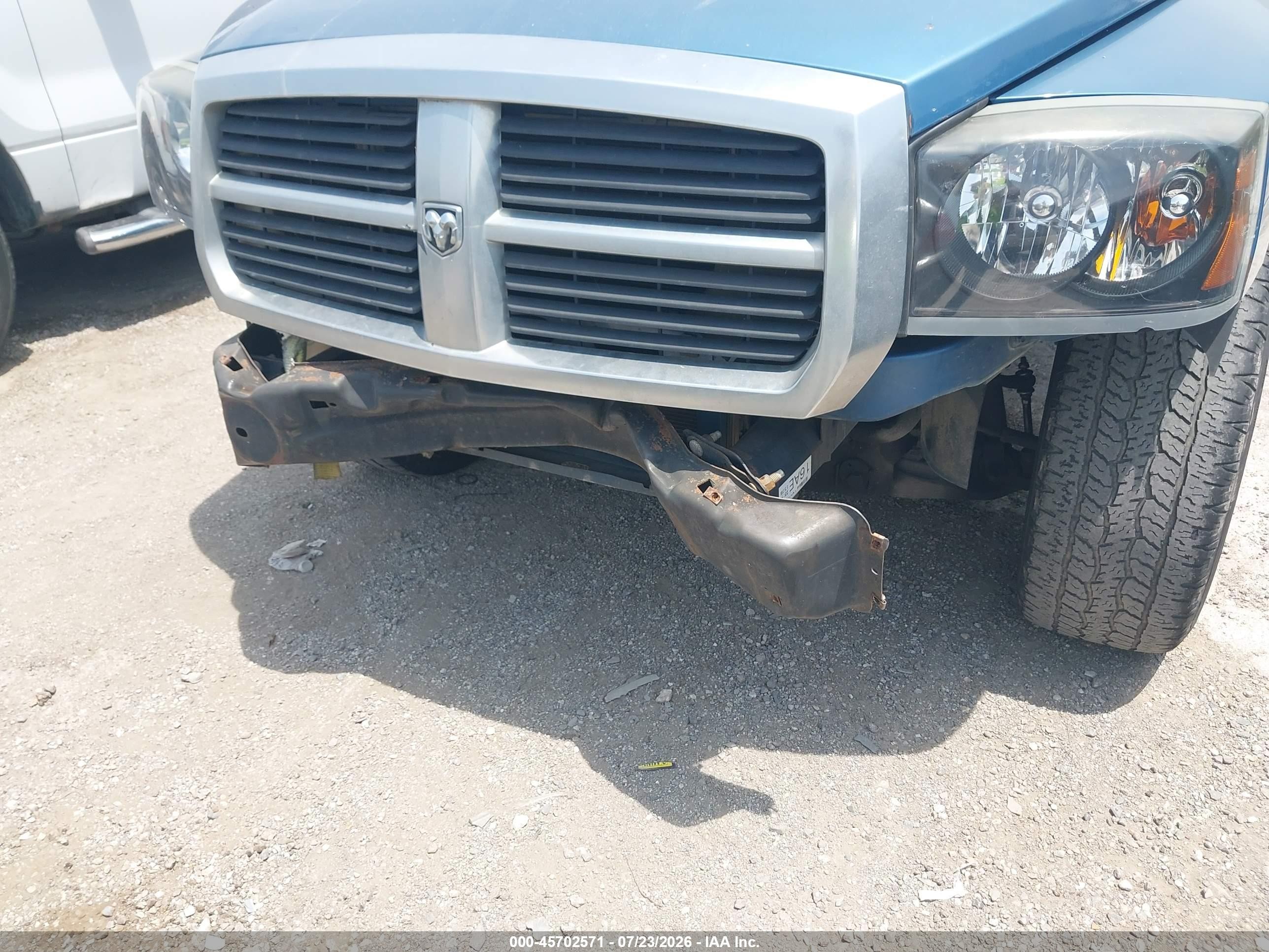 2006 Dodge Dakota St Blue vin: 1D7HE28K76S710473