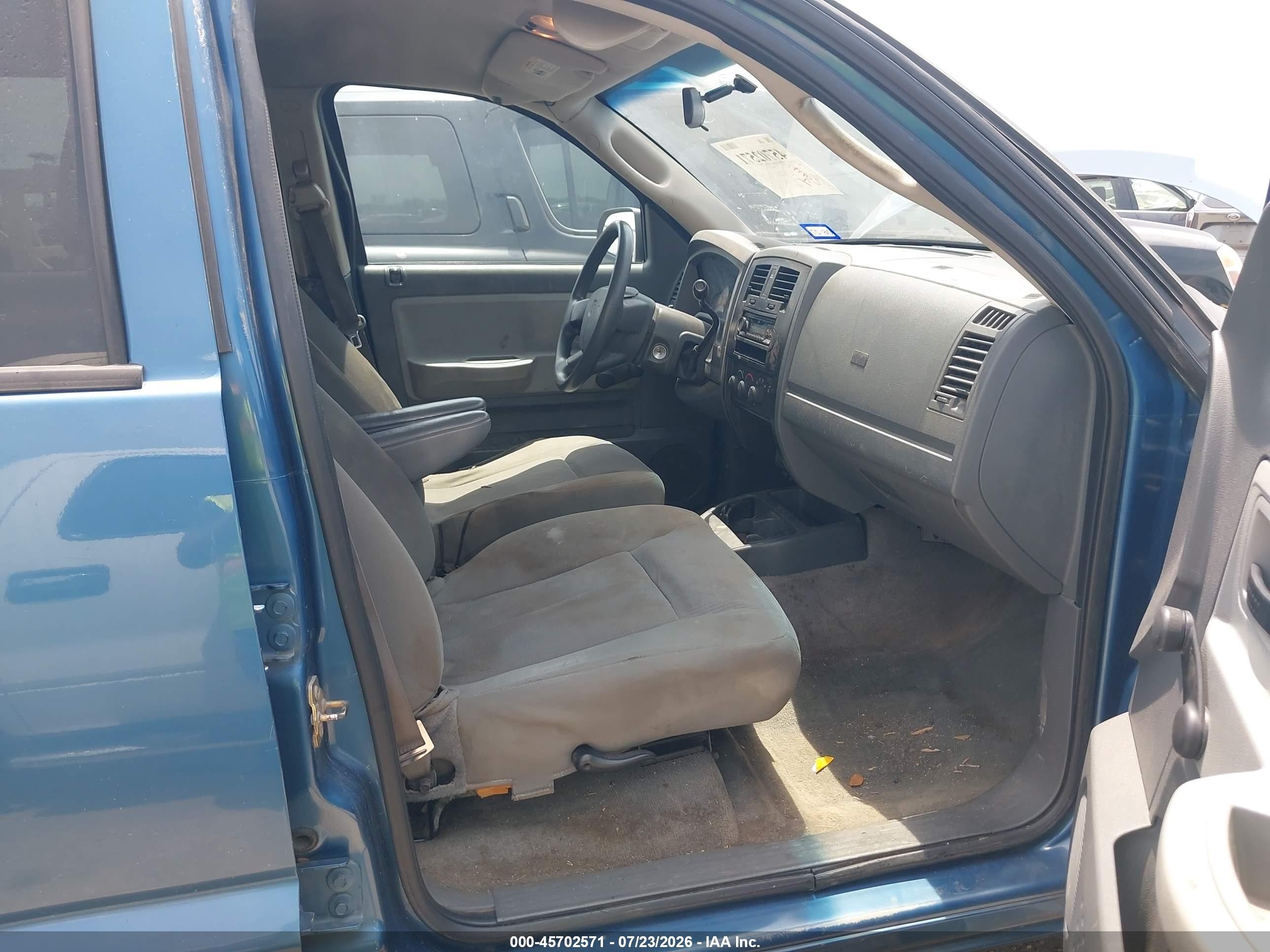 2006 Dodge Dakota St Blue vin: 1D7HE28K76S710473