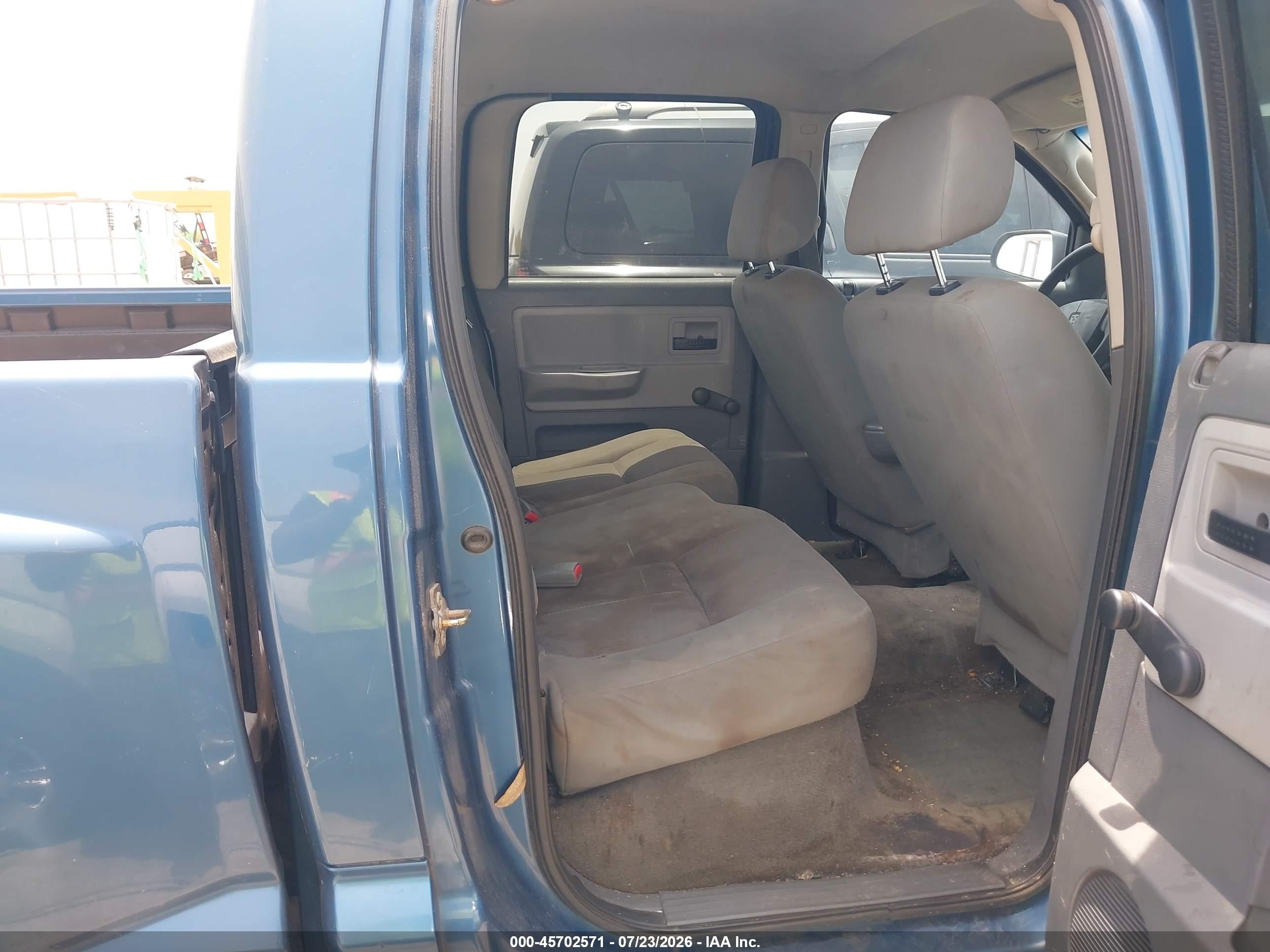 2006 Dodge Dakota St Blue vin: 1D7HE28K76S710473