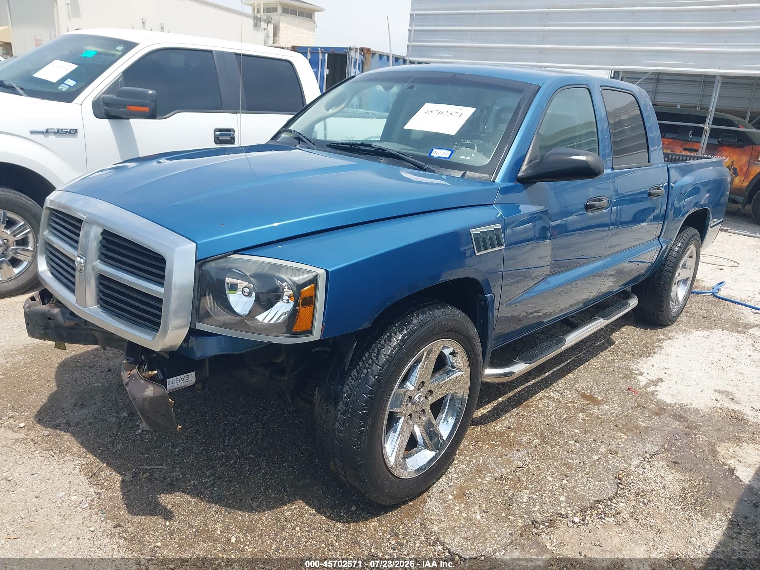 2006 Dodge Dakota St Blue vin: 1D7HE28K76S710473