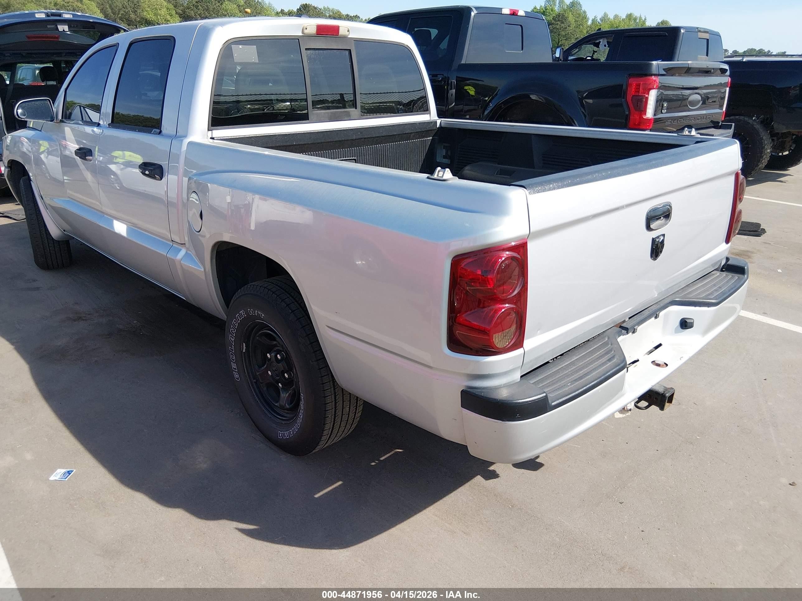 2007 Dodge Dakota St Gray vin: 1D7HE28K77S107976