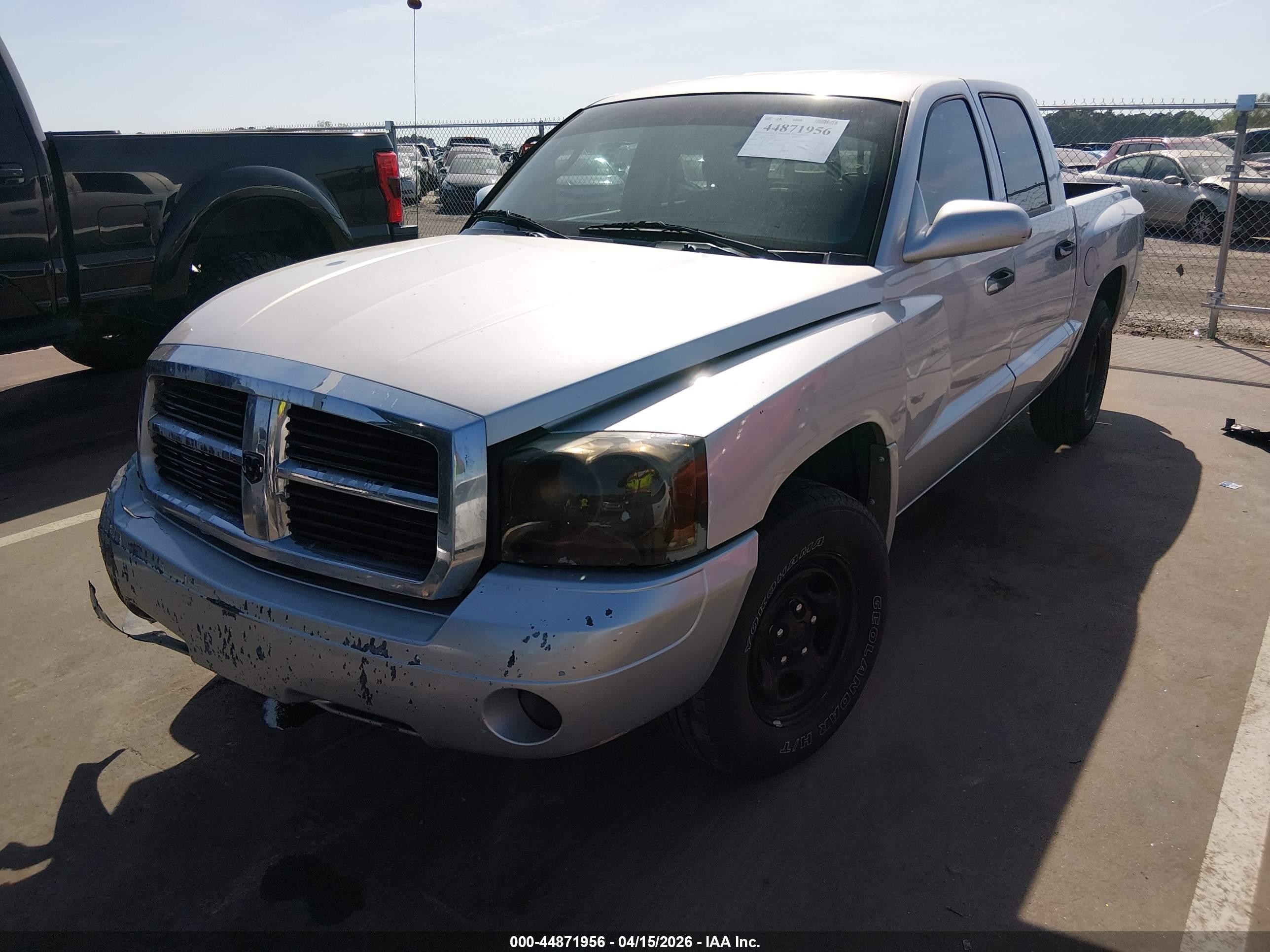 2007 Dodge Dakota St Gray vin: 1D7HE28K77S107976