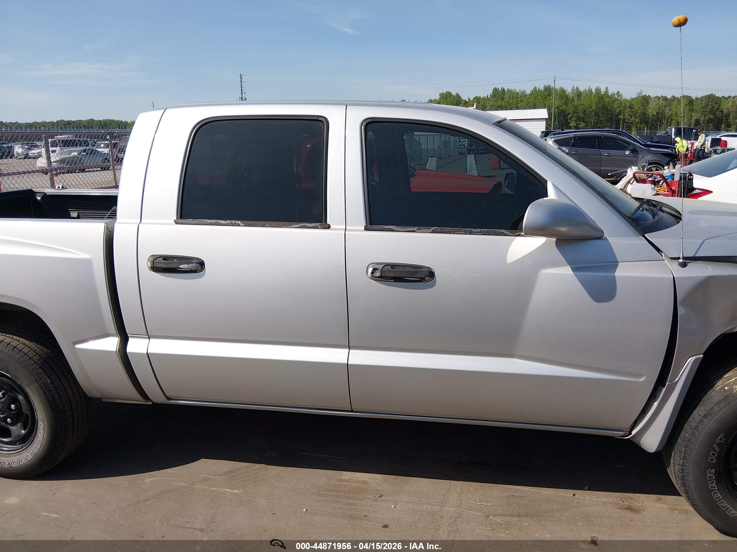2007 Dodge Dakota St Gray vin: 1D7HE28K77S107976