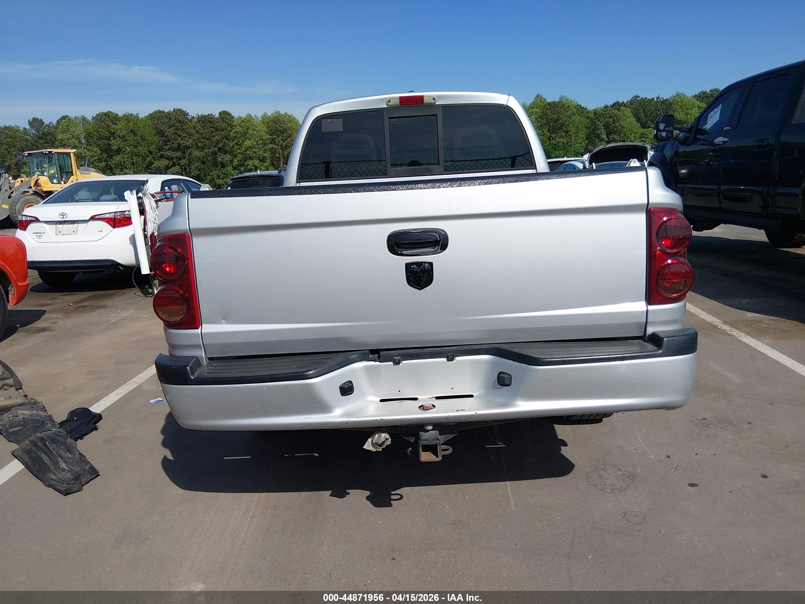 2007 Dodge Dakota St Gray vin: 1D7HE28K77S107976