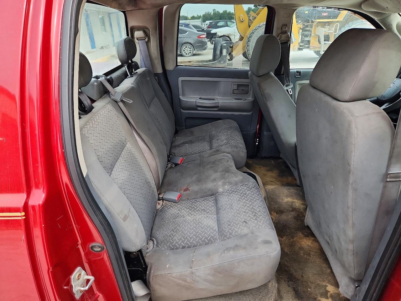2007 Dodge Dakota Quad/st Burgundy vin: 1D7HE28K87S230279