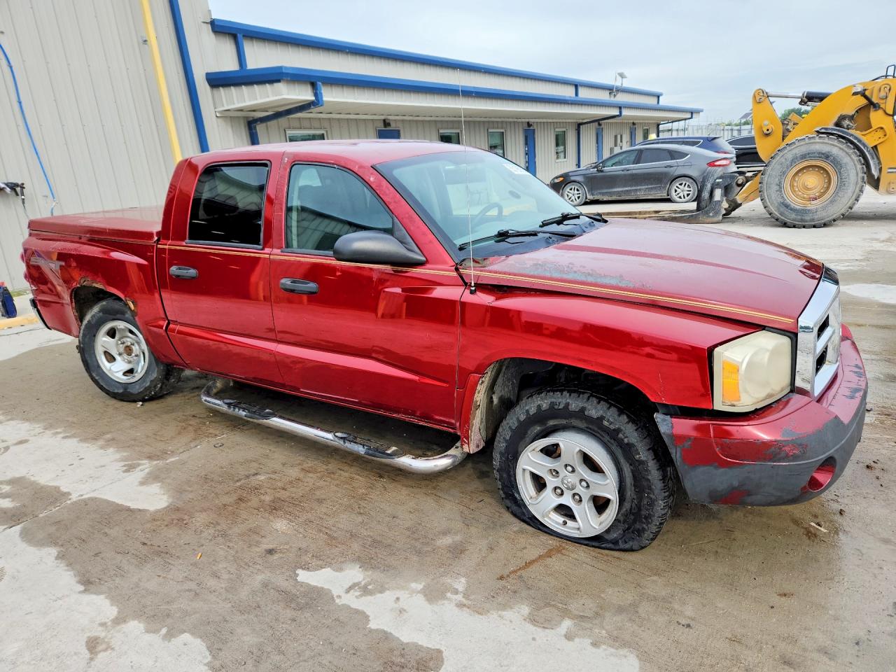 2007 Dodge Dakota Quad/st Burgundy vin: 1D7HE28K87S230279