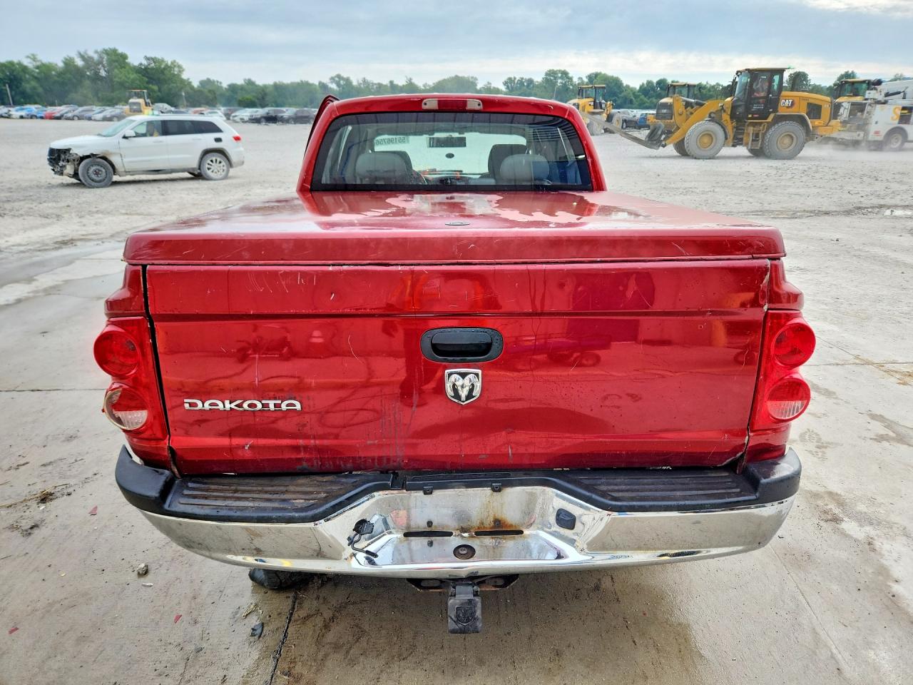2007 Dodge Dakota Quad/st Burgundy vin: 1D7HE28K87S230279