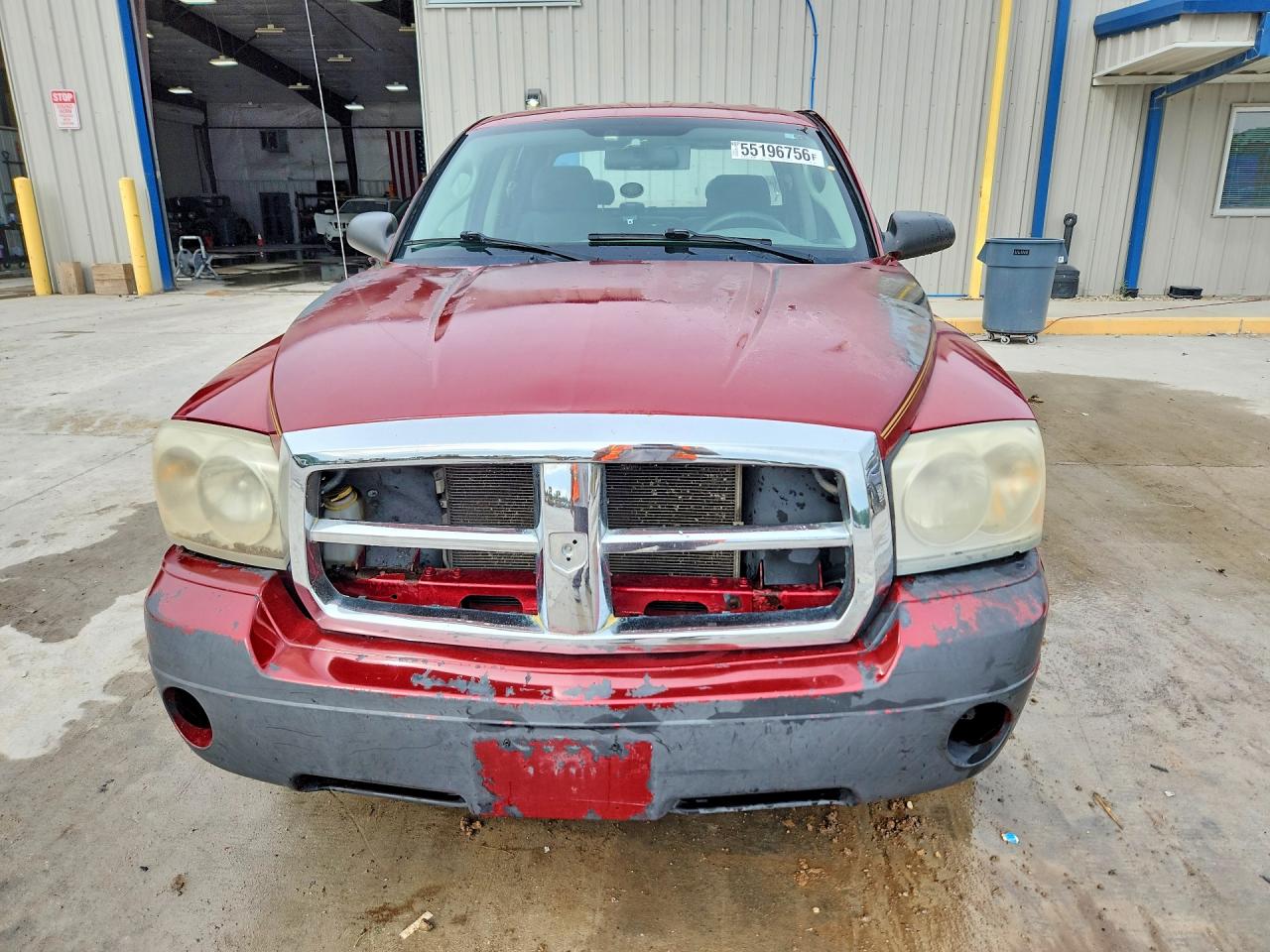 2007 Dodge Dakota Quad/st Burgundy vin: 1D7HE28K87S230279
