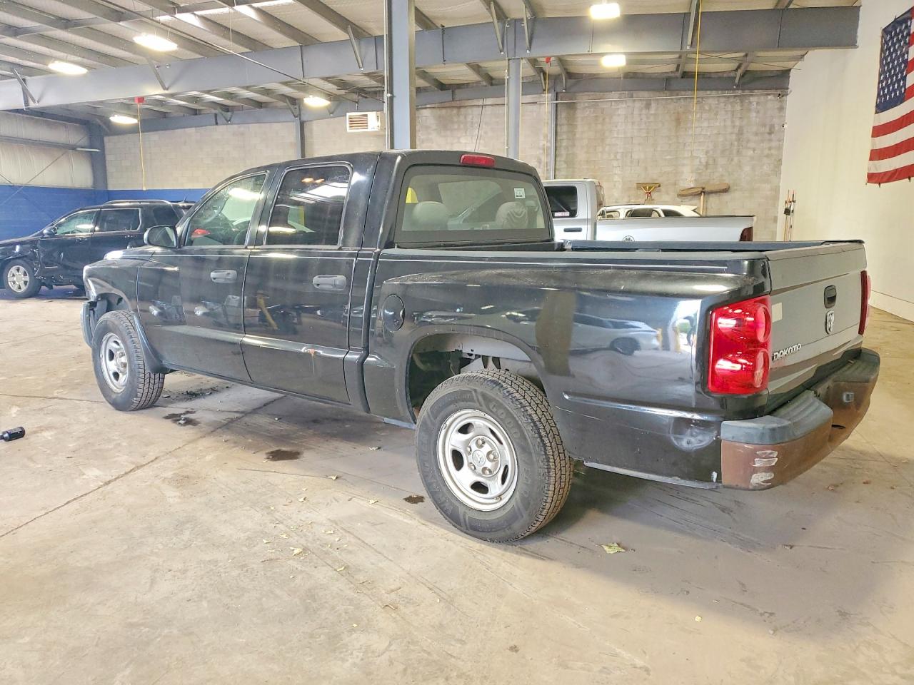 2008 Dodge Dakota Quad Черный vin: 1D7HE28K88S502265