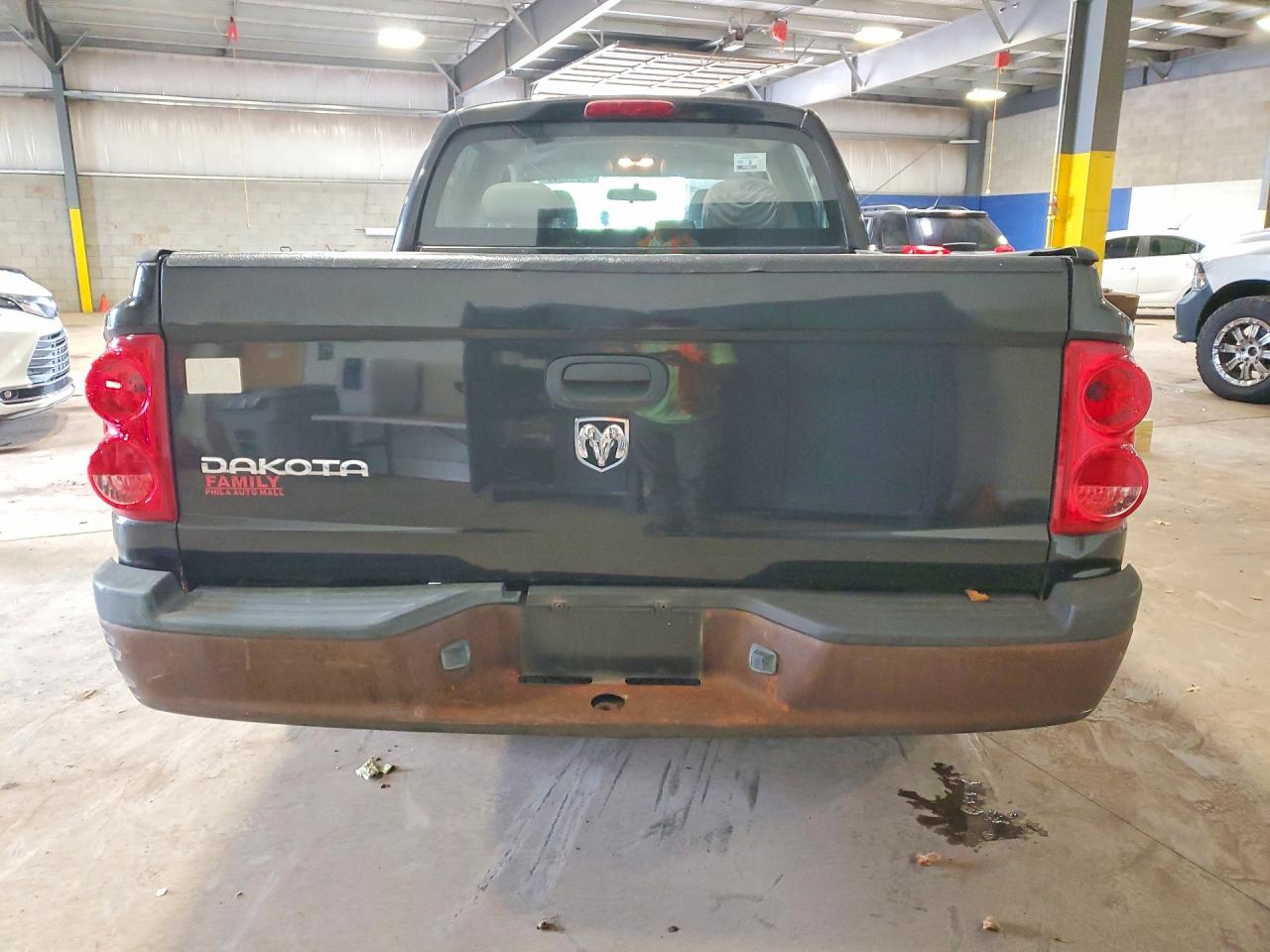 2008 Dodge Dakota Quad Черный vin: 1D7HE28K88S502265