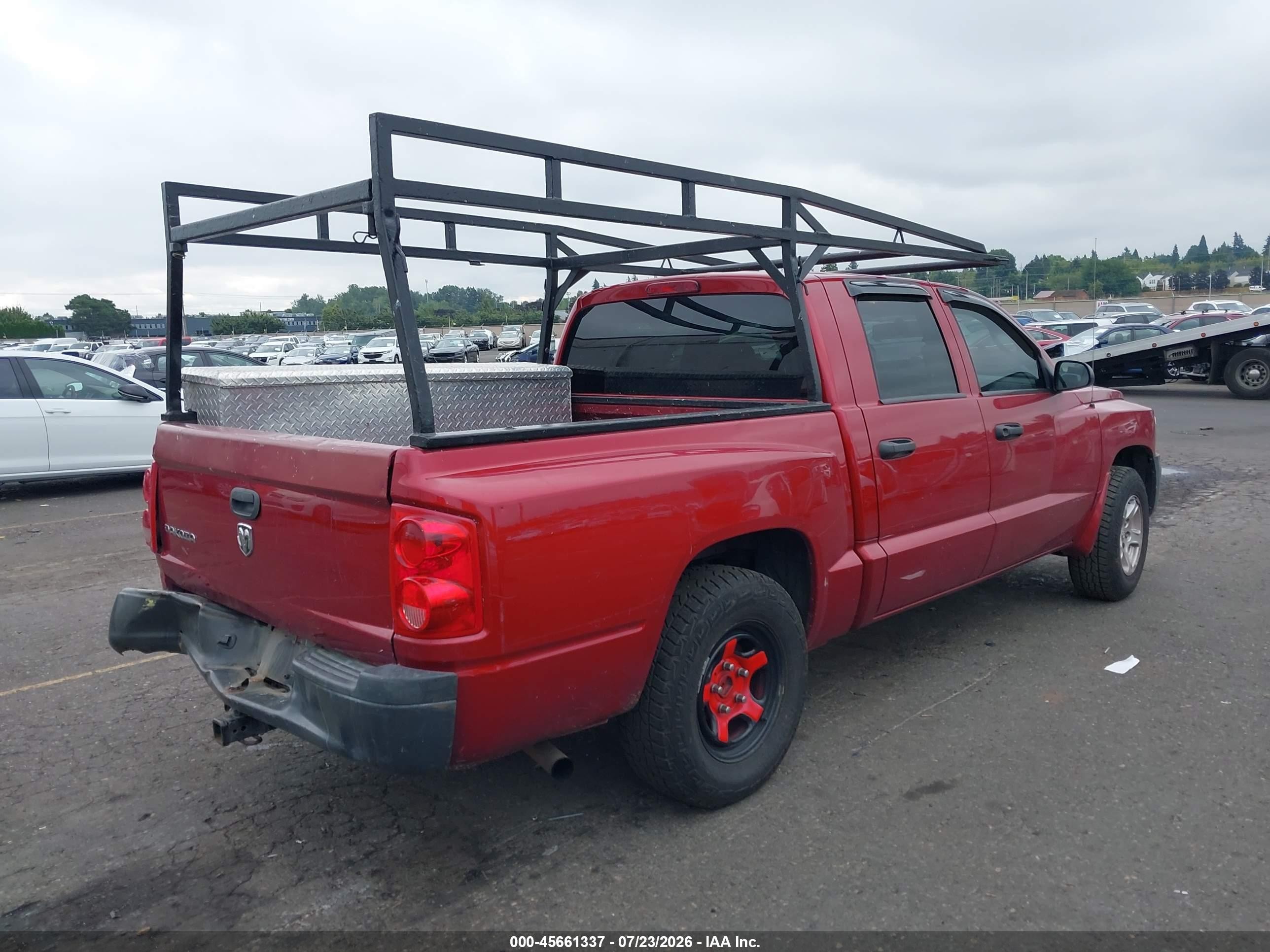 2008 Dodge Dakota St Красный vin: 1D7HE28KX8S507306
