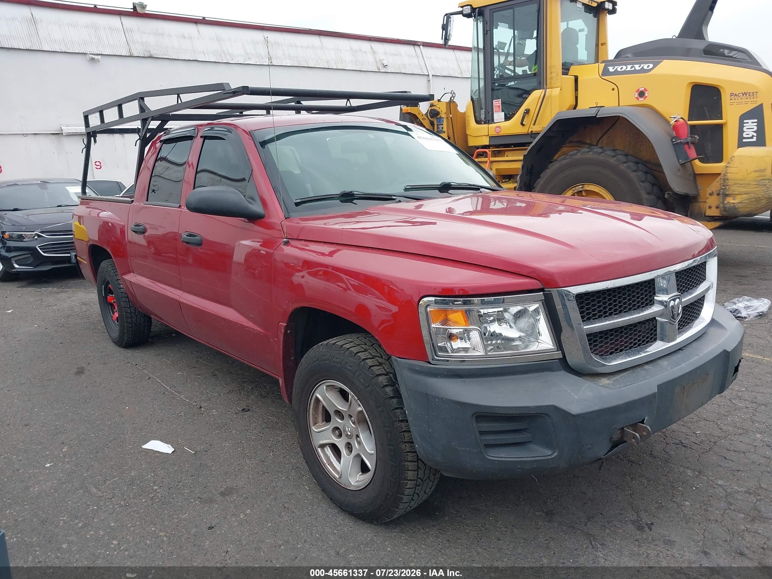 2008 Dodge Dakota St Красный vin: 1D7HE28KX8S507306