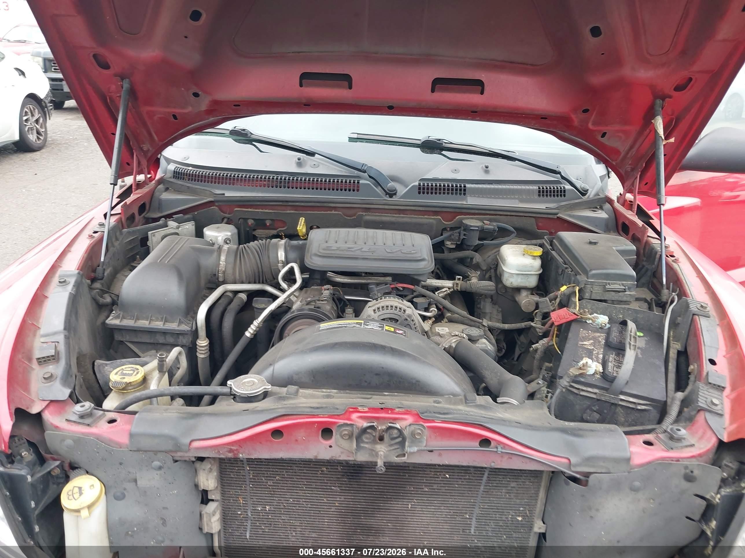 2008 Dodge Dakota St Красный vin: 1D7HE28KX8S507306