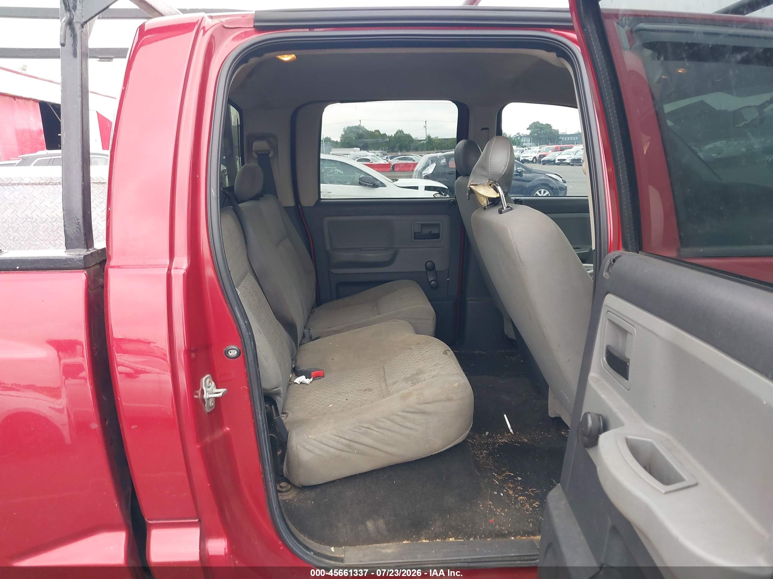 2008 Dodge Dakota St Красный vin: 1D7HE28KX8S507306