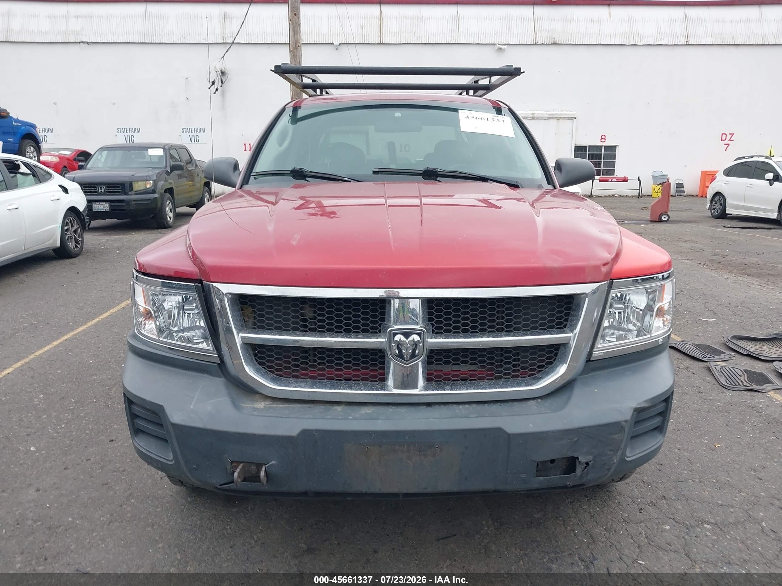 2008 Dodge Dakota St Красный vin: 1D7HE28KX8S507306