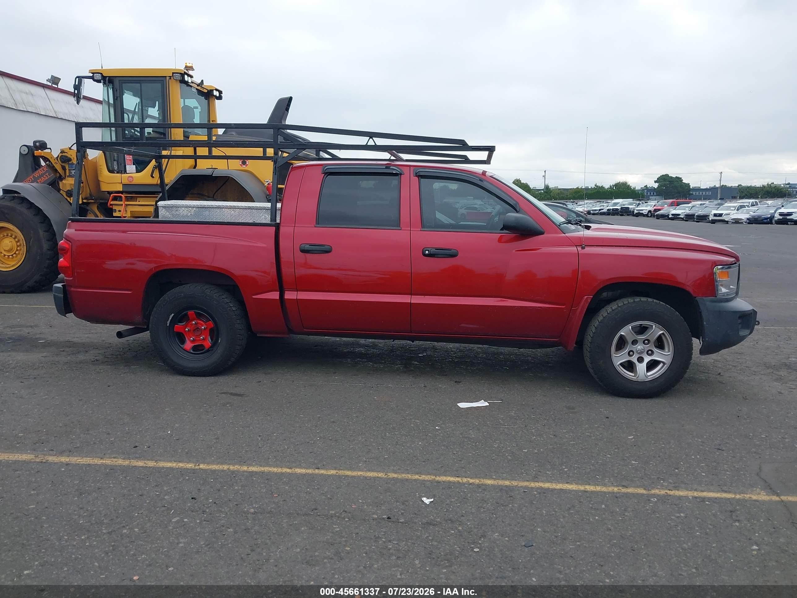 2008 Dodge Dakota St Красный vin: 1D7HE28KX8S507306