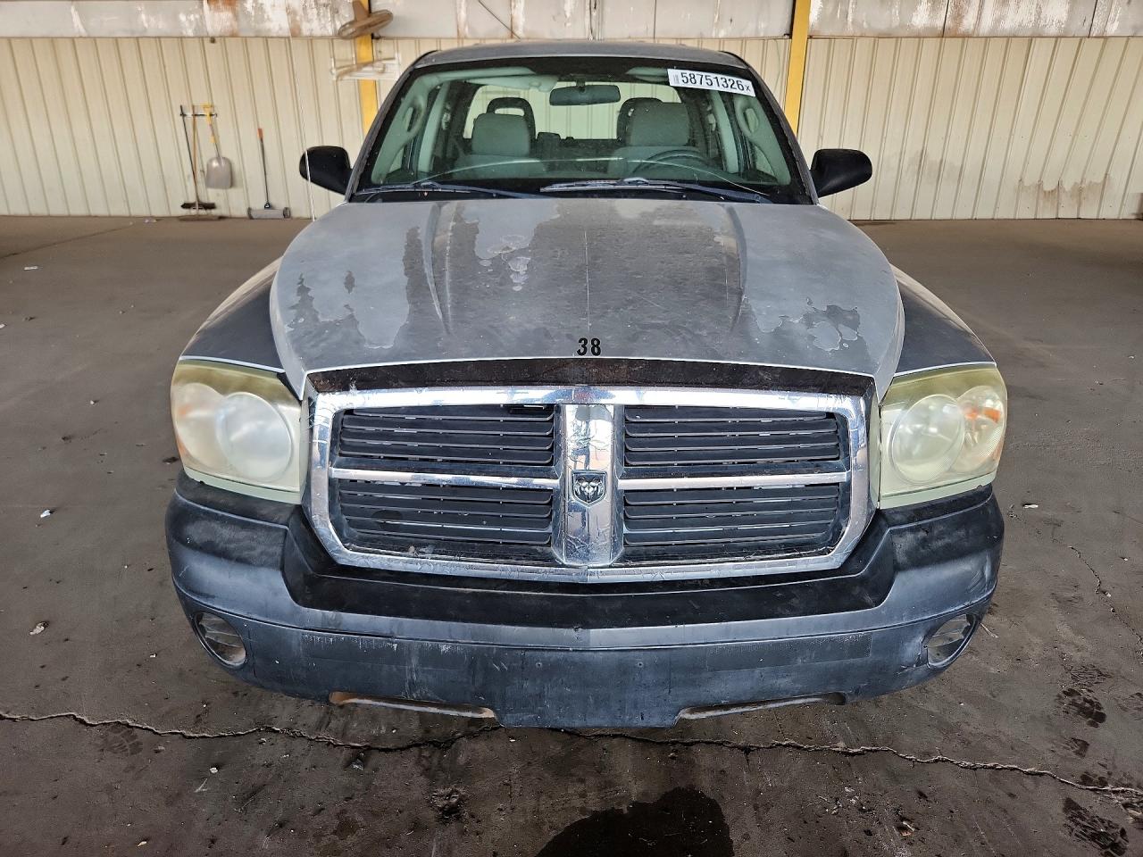 2006 Dodge Dakota Quad Silver vin: 1D7HE28N56S643673