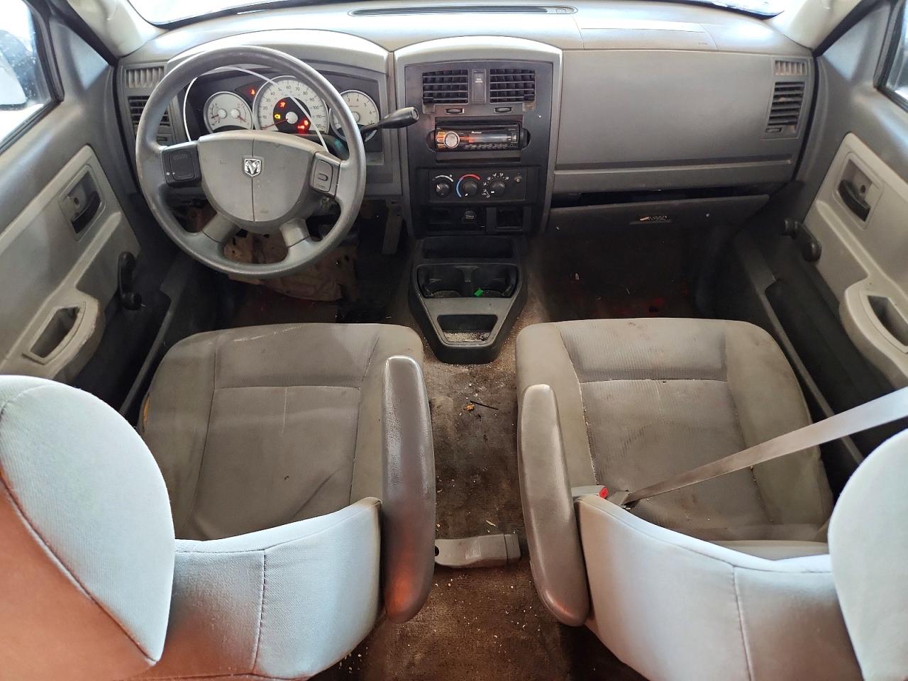 2006 Dodge Dakota Quad Silver vin: 1D7HE28N56S643673