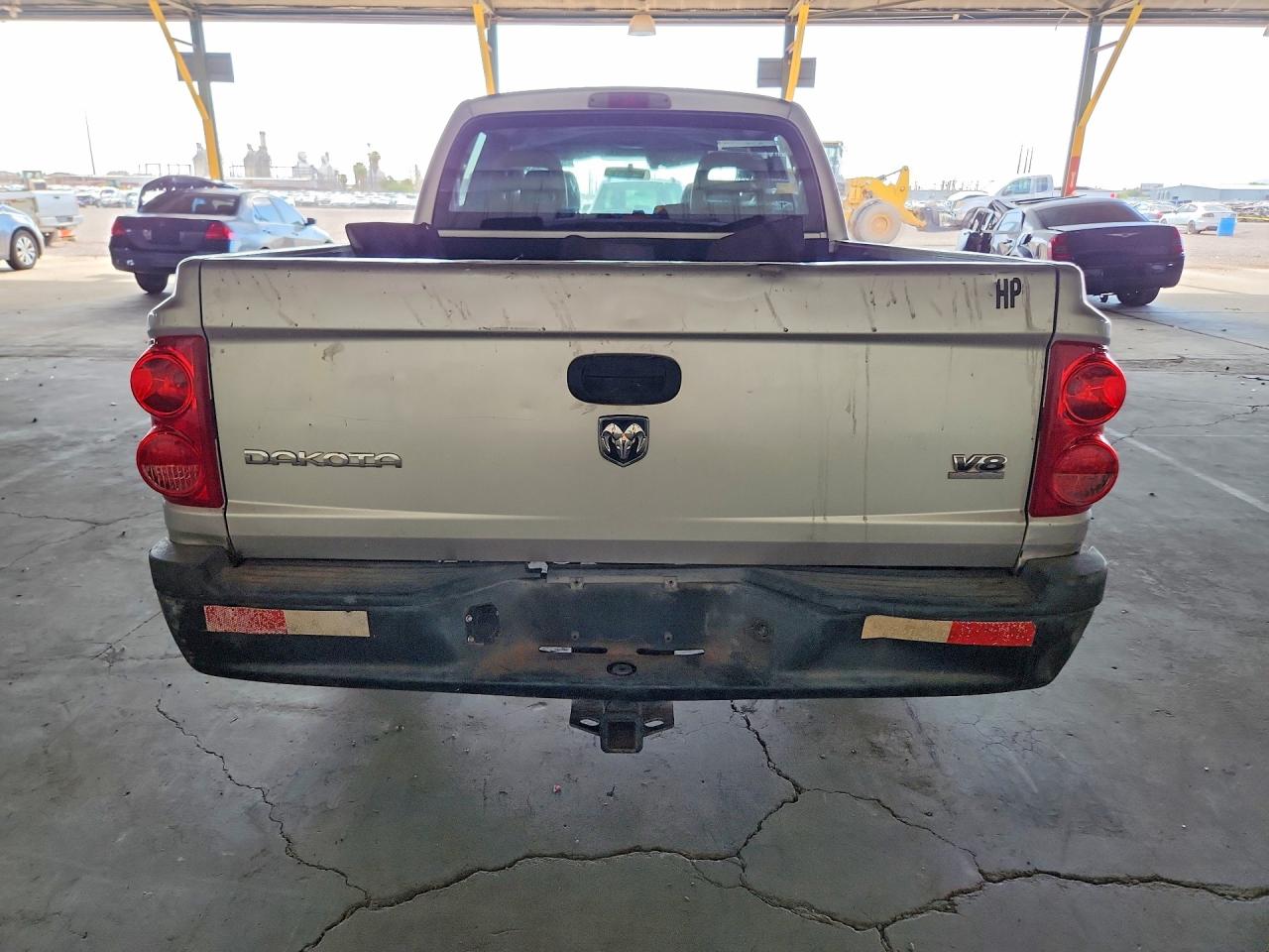 2006 Dodge Dakota Quad Silver vin: 1D7HE28N56S643673