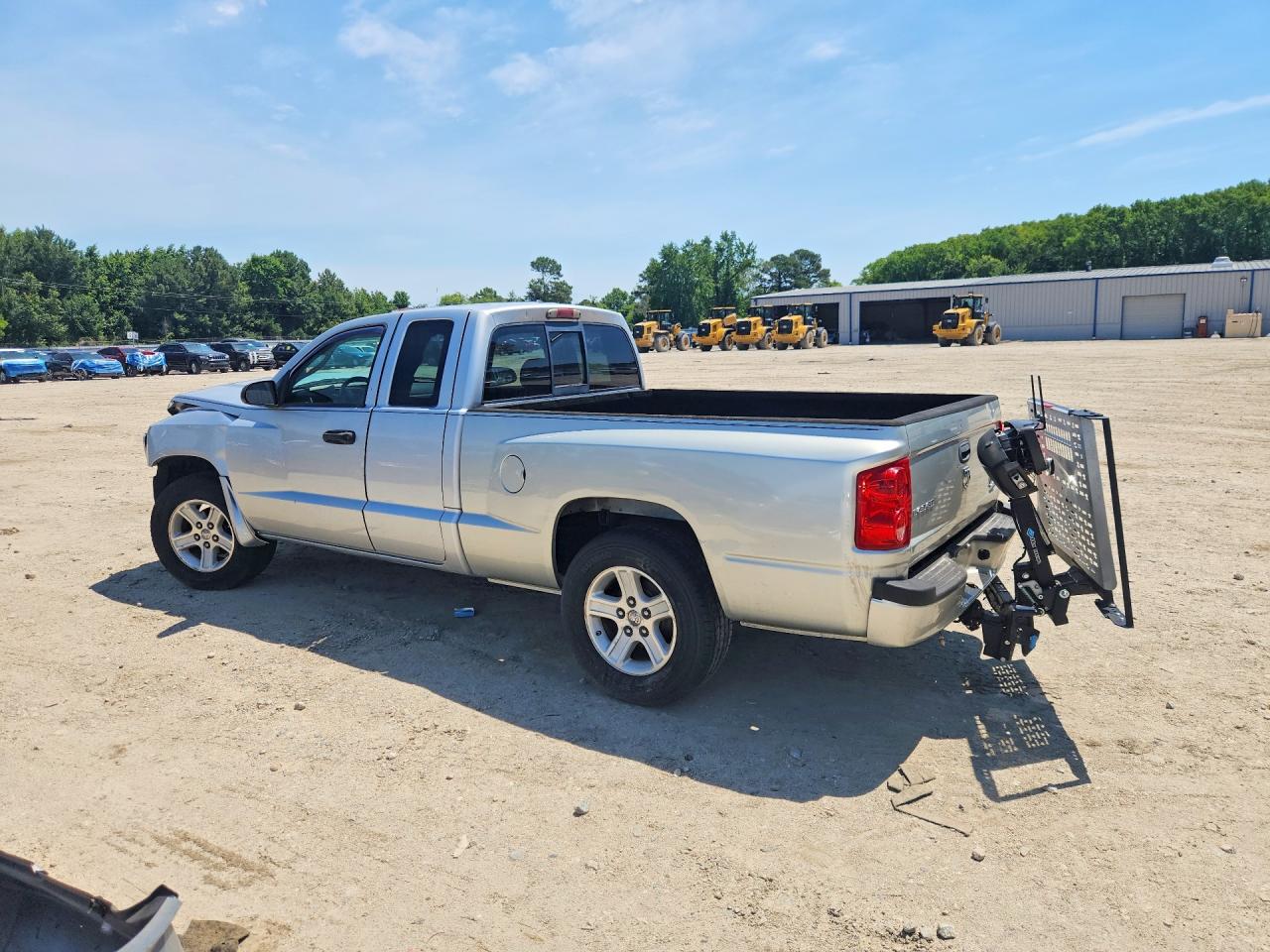 2009 Dodge Dakota Sxt Silver vin: 1D7HE32KX9S778107