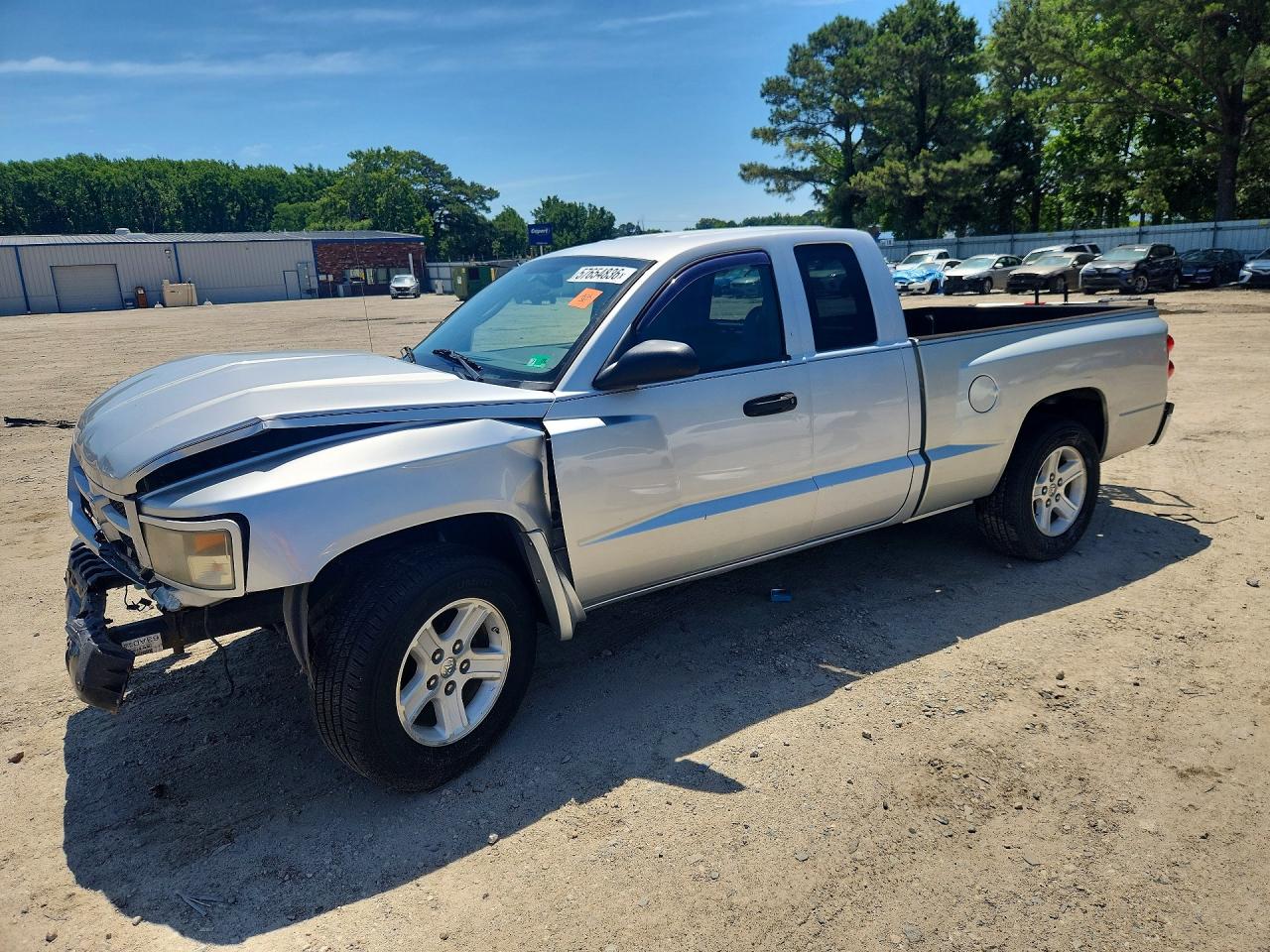 2009 Dodge Dakota Sxt Silver vin: 1D7HE32KX9S778107