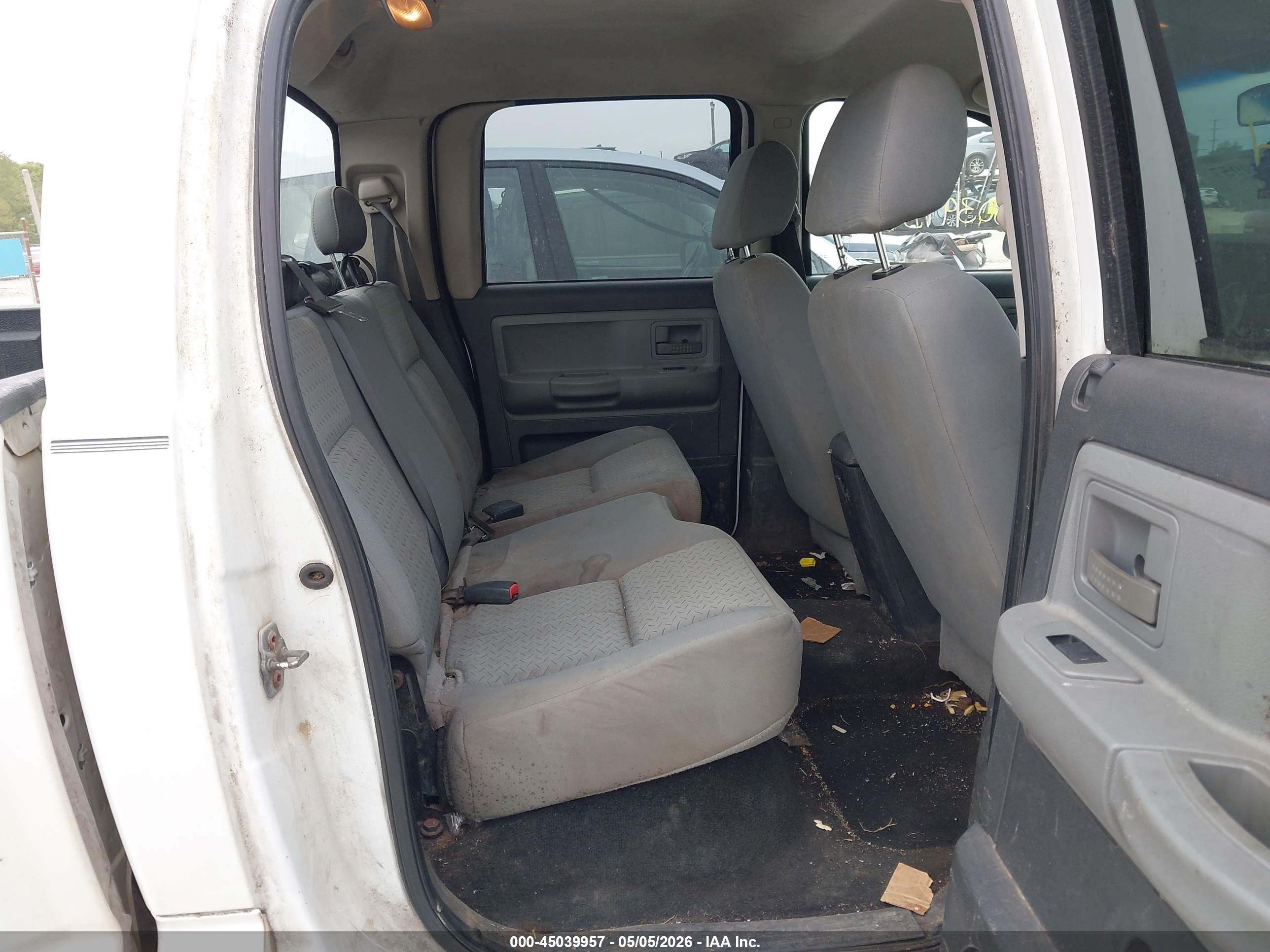 2008 Dodge Dakota Sxt/bighorn/lonestar Белый vin: 1D7HE38K28S561611