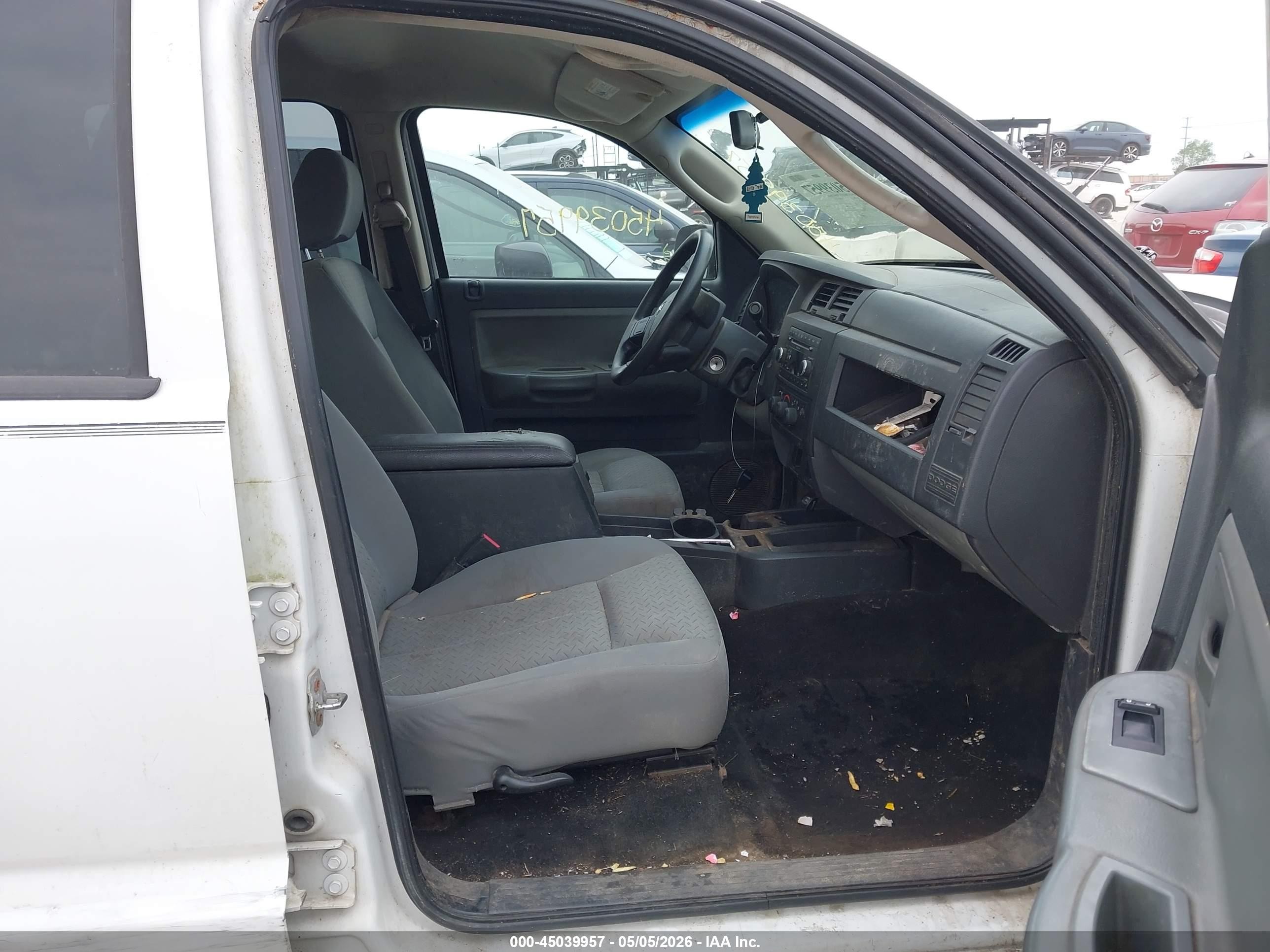 2008 Dodge Dakota Sxt/bighorn/lonestar Белый vin: 1D7HE38K28S561611