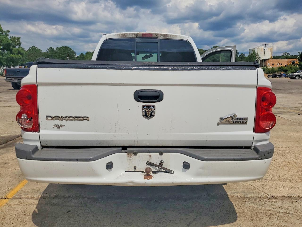 2008 Dodge Dakota Sxt White vin: 1D7HE38K38S610718