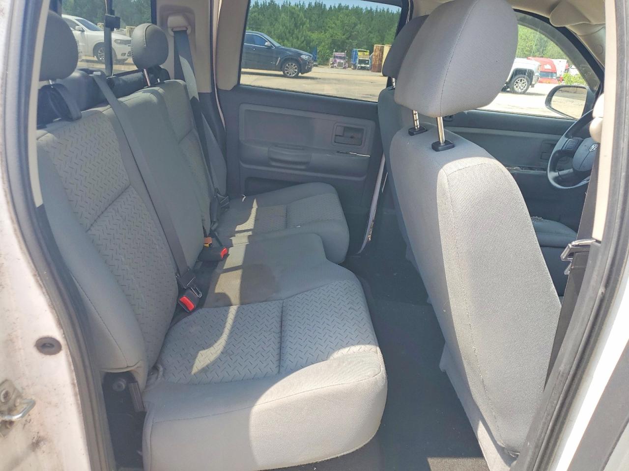 2008 Dodge Dakota Sxt White vin: 1D7HE38K38S610718