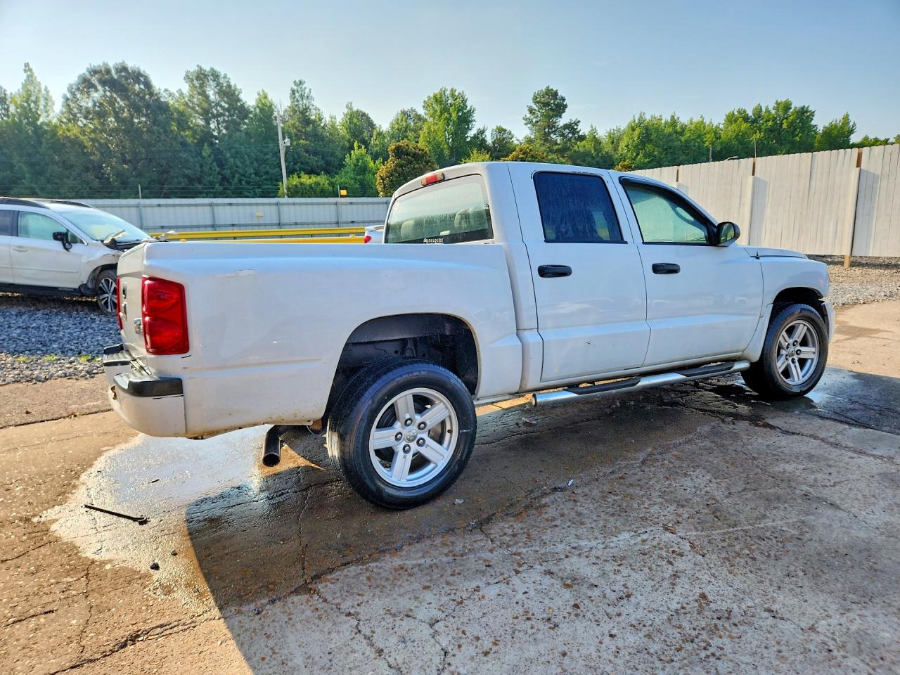2008 Dodge Dakota Sxt White vin: 1D7HE38K48S576837