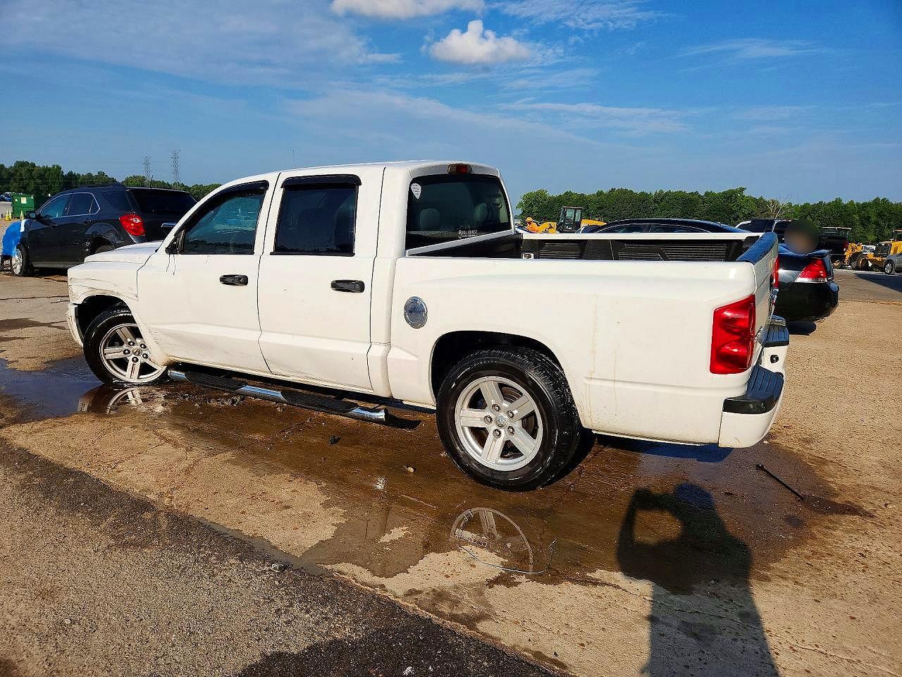 2008 Dodge Dakota Sxt White vin: 1D7HE38K48S576837