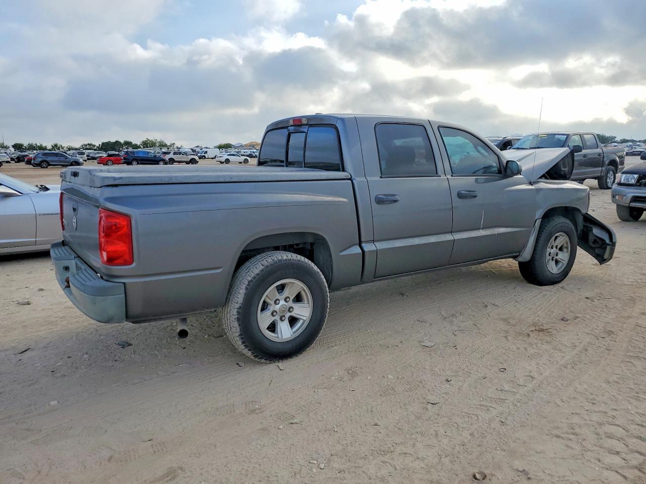 2008 Dodge Dakota Sxt Gray vin: 1D7HE38K58S566804