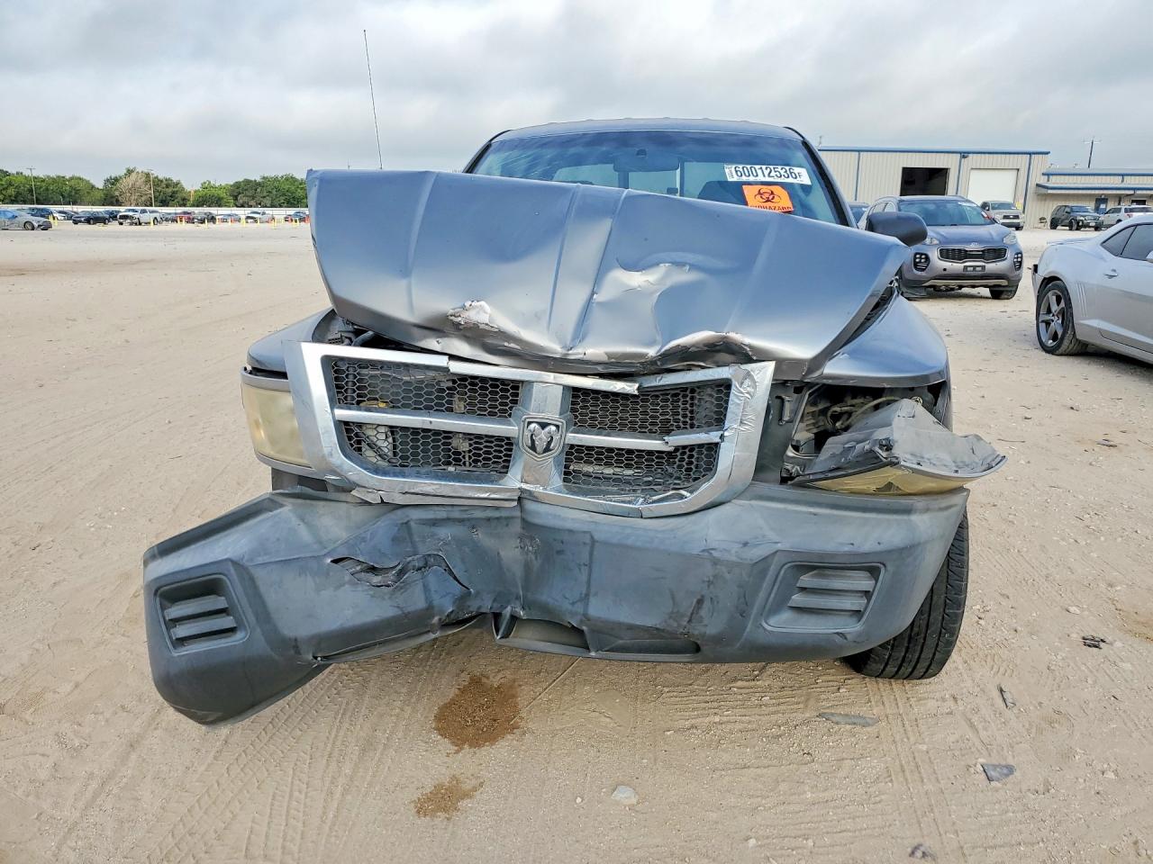 2008 Dodge Dakota Sxt Gray vin: 1D7HE38K58S566804