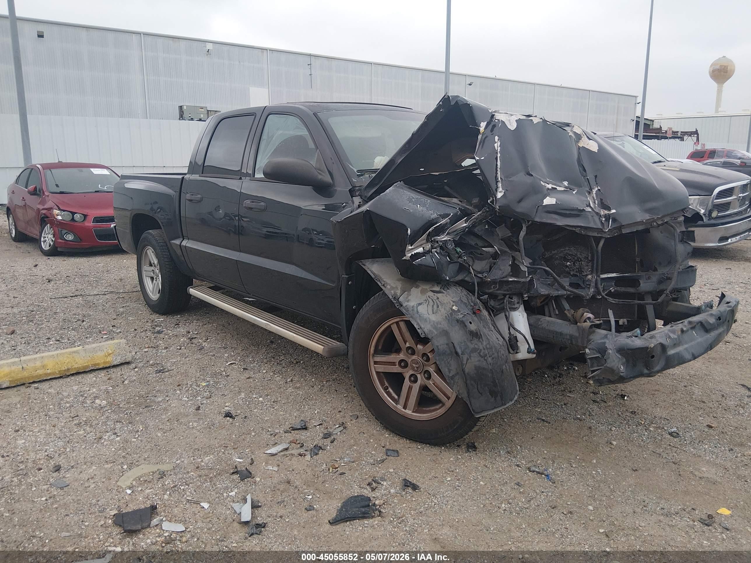 2008 Dodge Dakota Sxt/bighorn/lonestar Black vin: 1D7HE38K88S631211