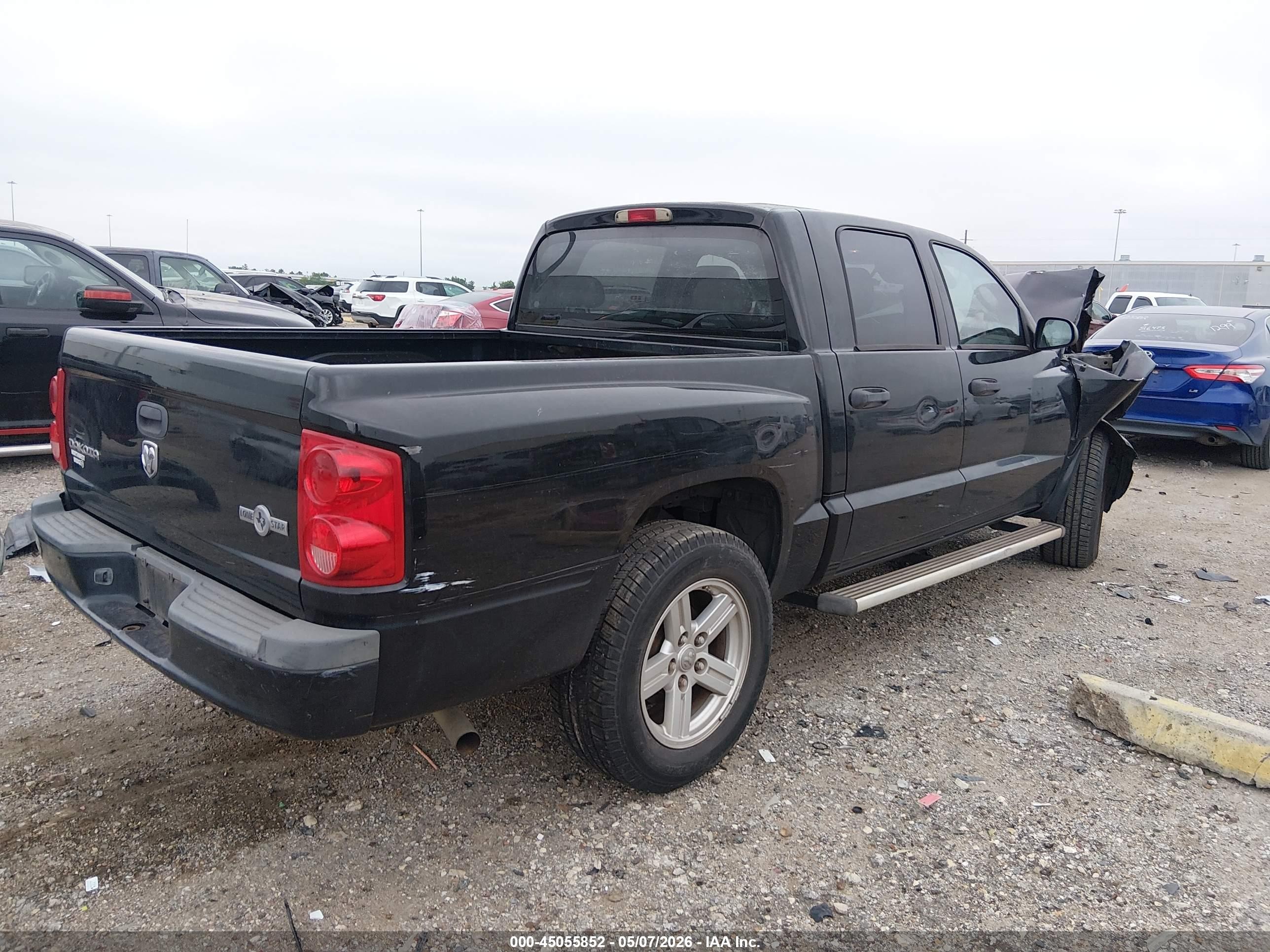 2008 Dodge Dakota Sxt/bighorn/lonestar Black vin: 1D7HE38K88S631211