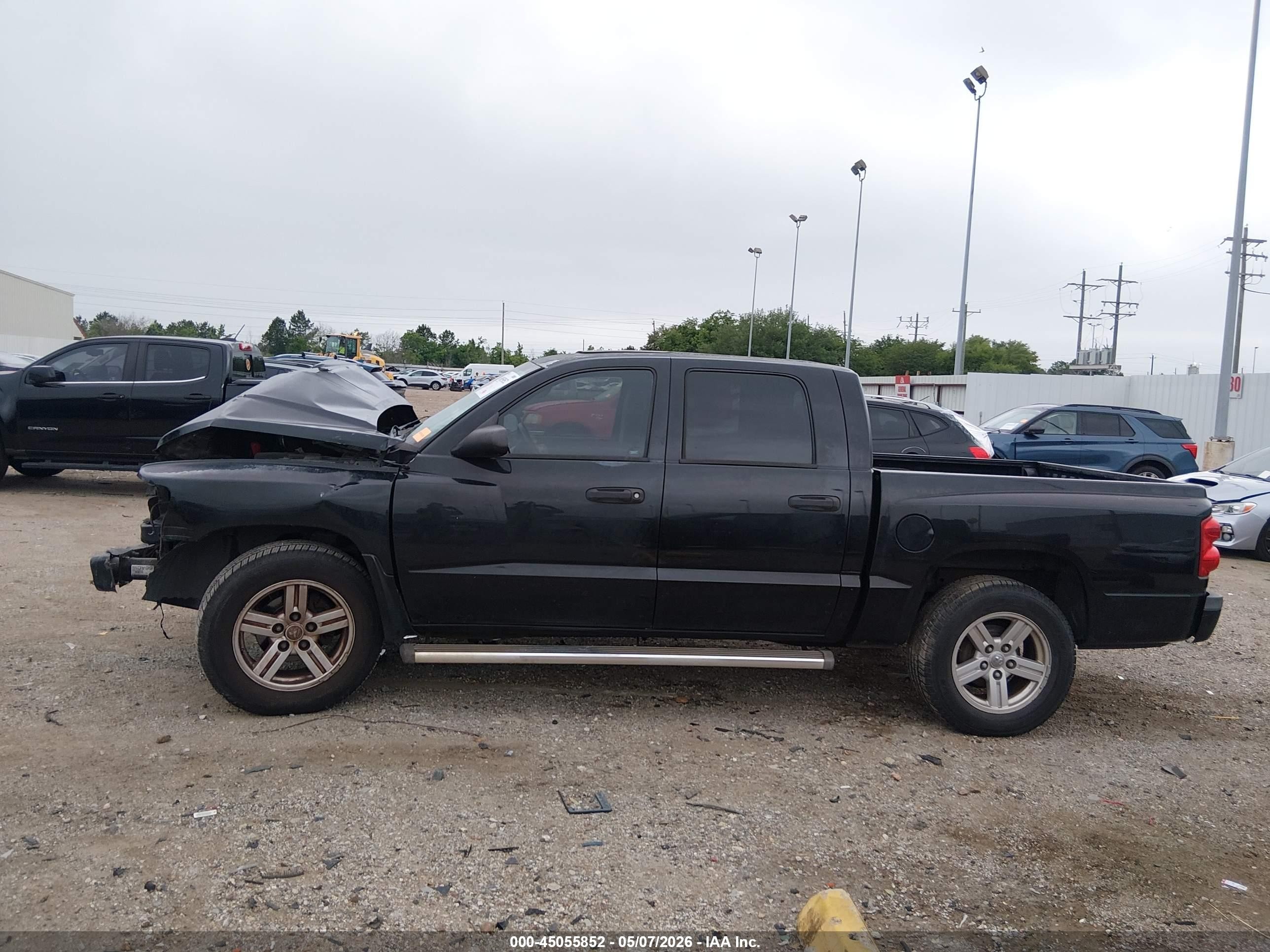 2008 Dodge Dakota Sxt/bighorn/lonestar Black vin: 1D7HE38K88S631211