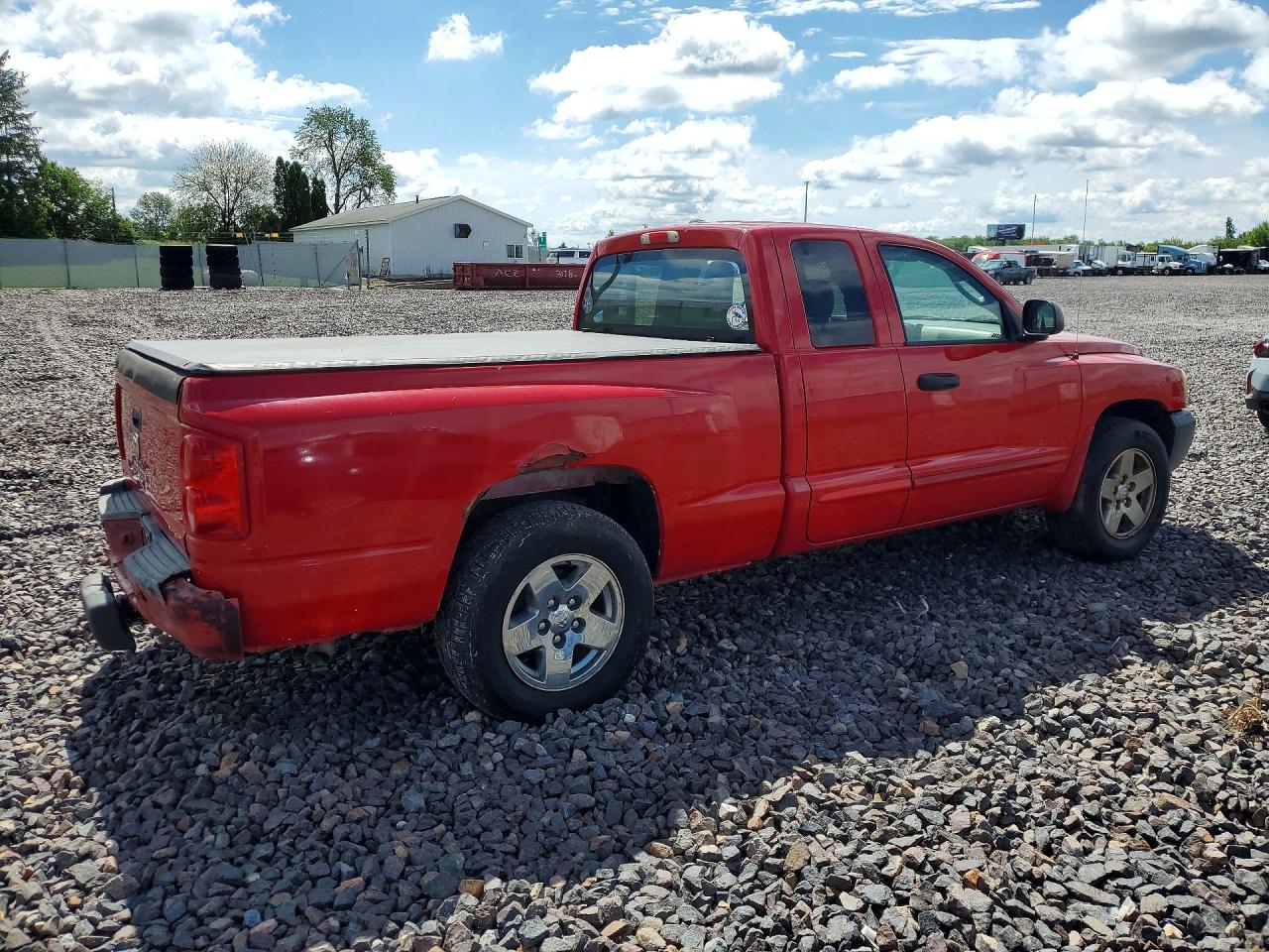 2006 Dodge Dakota Slt Red vin: 1D7HE42J26S620918