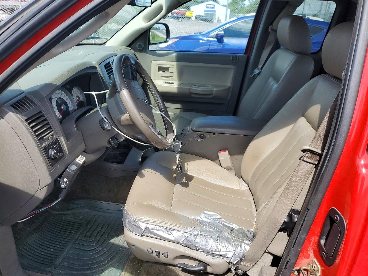 2006 Dodge Dakota Slt Red vin: 1D7HE42J26S620918