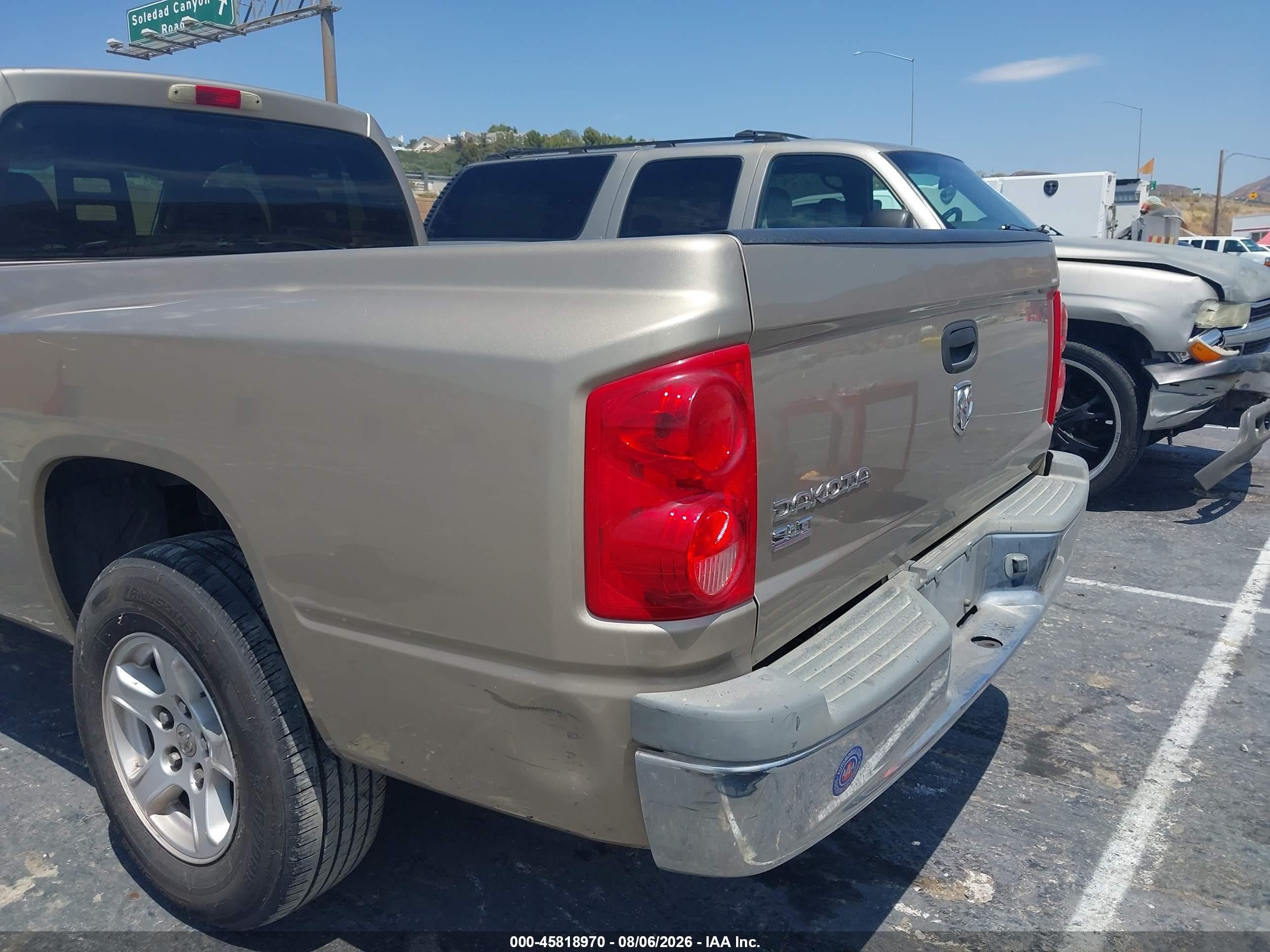 2005 Dodge Dakota Slt Brown vin: 1D7HE42K05S321967