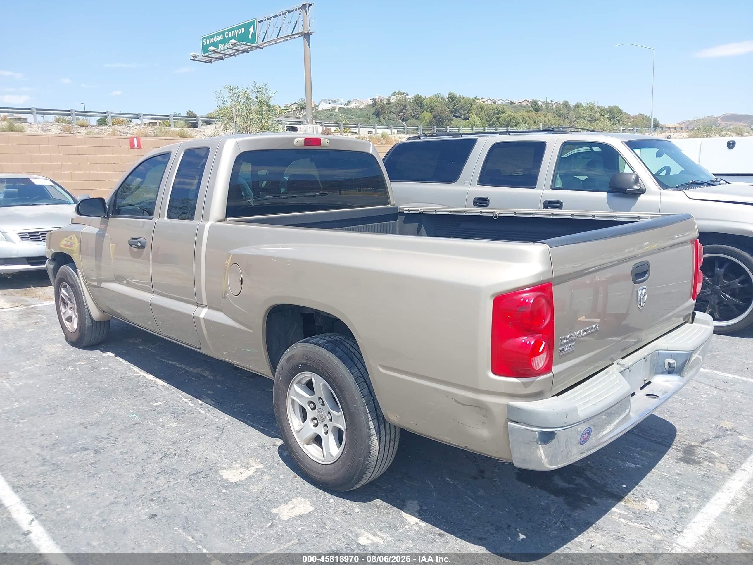 2005 Dodge Dakota Slt Brown vin: 1D7HE42K05S321967