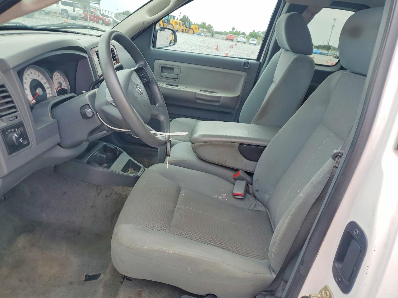 2005 Dodge Dakota Slt White vin: 1D7HE42K25S187320