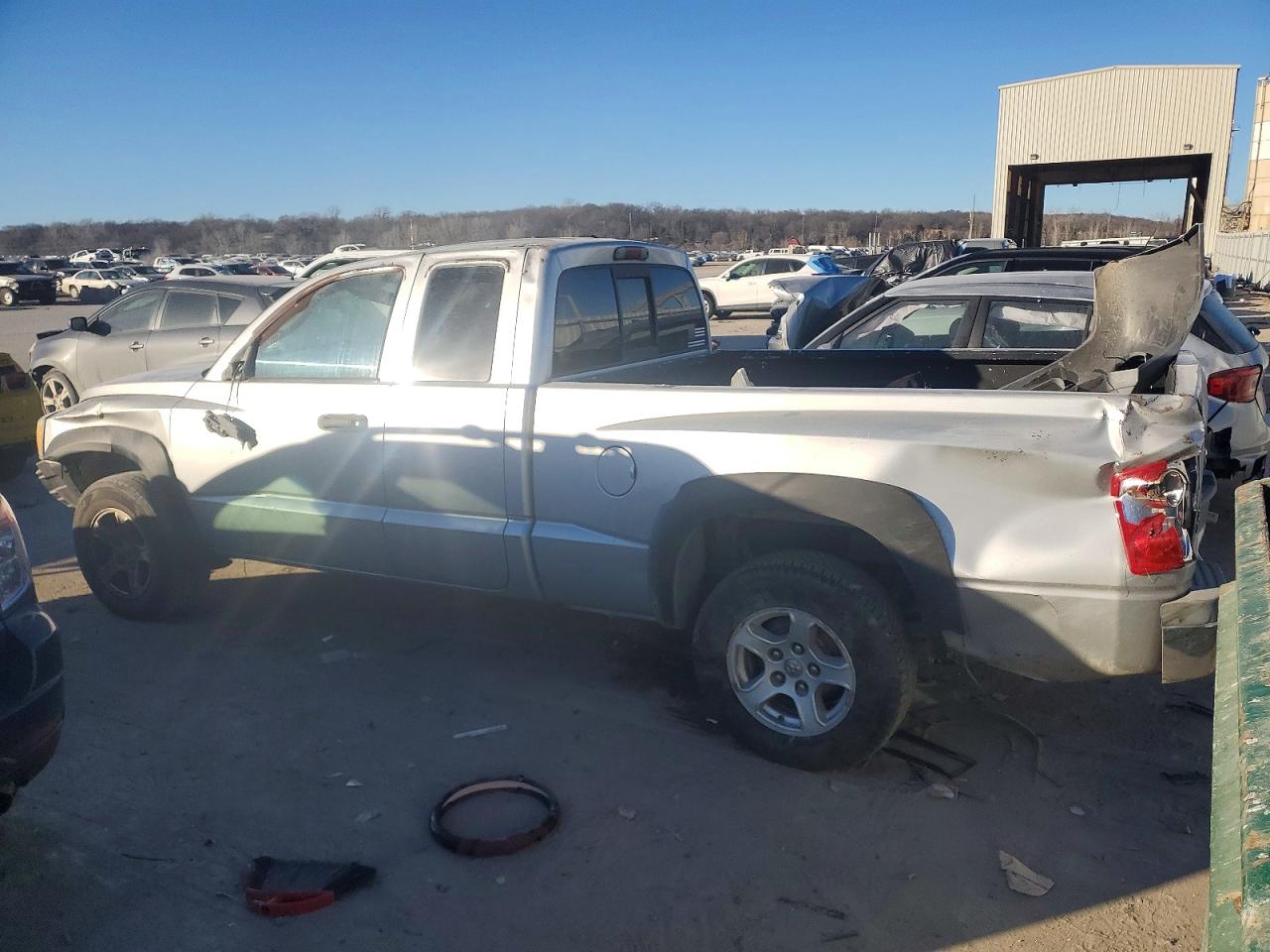 2006 Dodge Dakota Slt Silver vin: 1D7HE42K26S591090