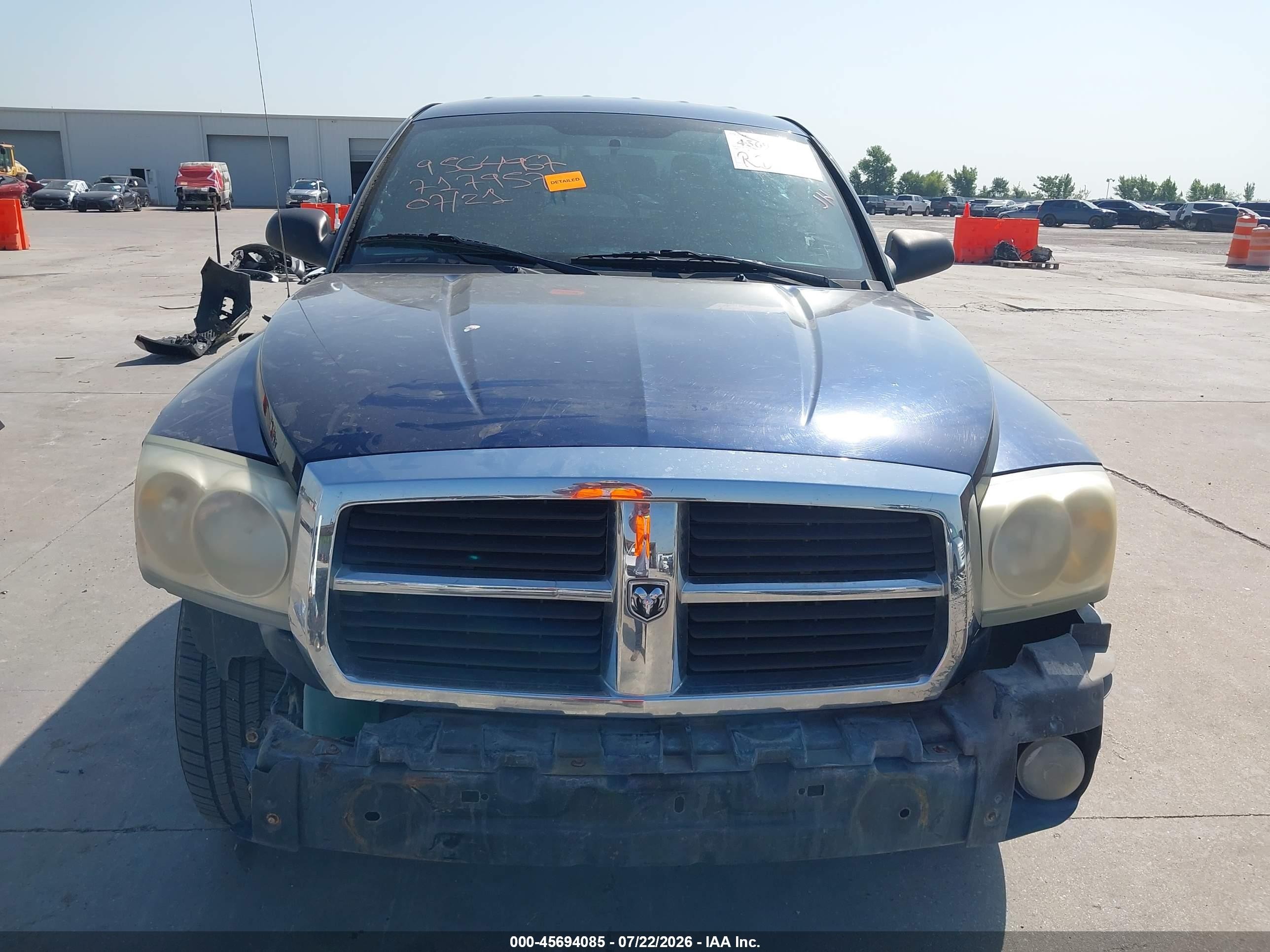 2006 Dodge Dakota Slt Blue vin: 1D7HE42K36S717957