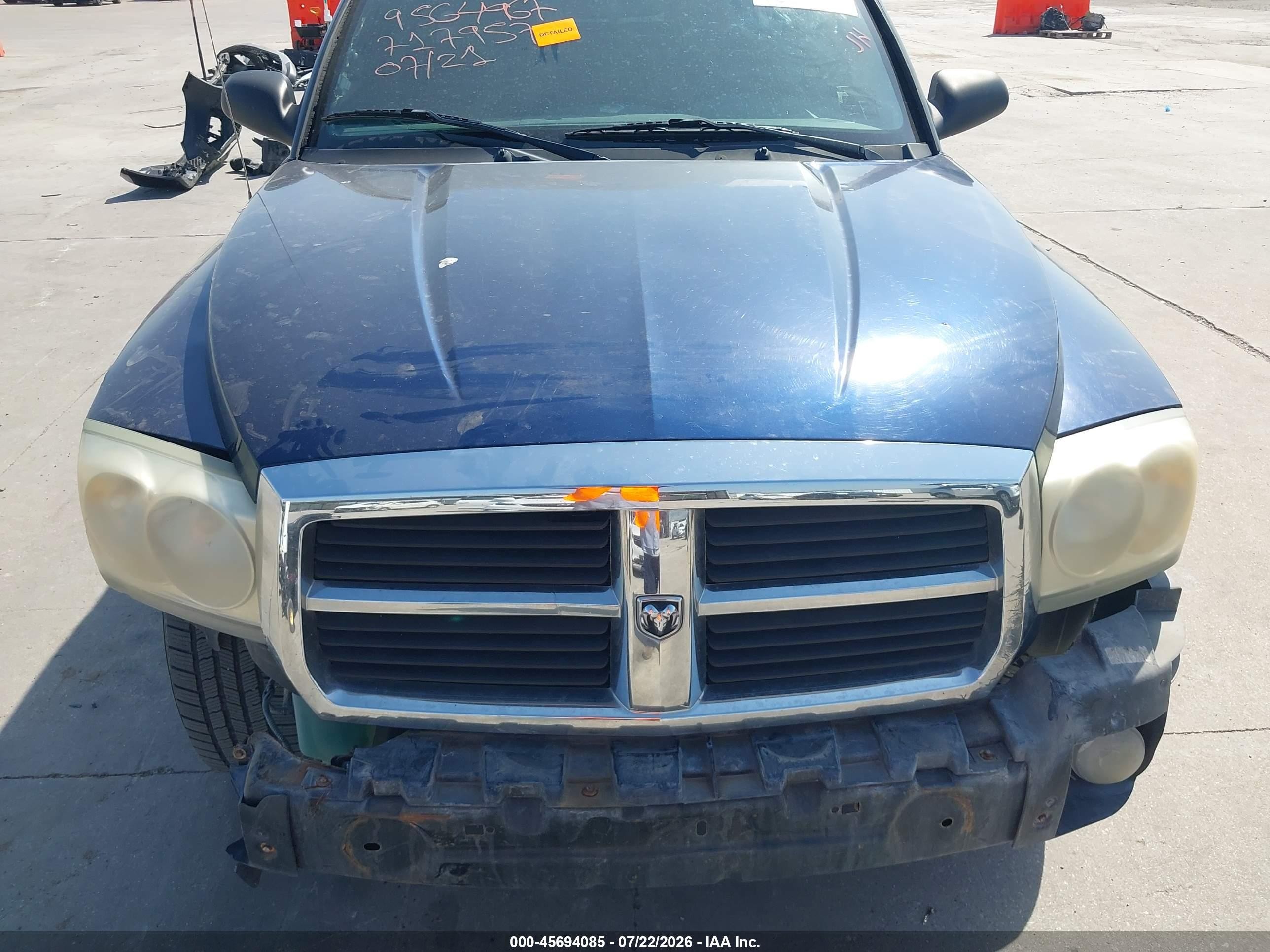2006 Dodge Dakota Slt Blue vin: 1D7HE42K36S717957