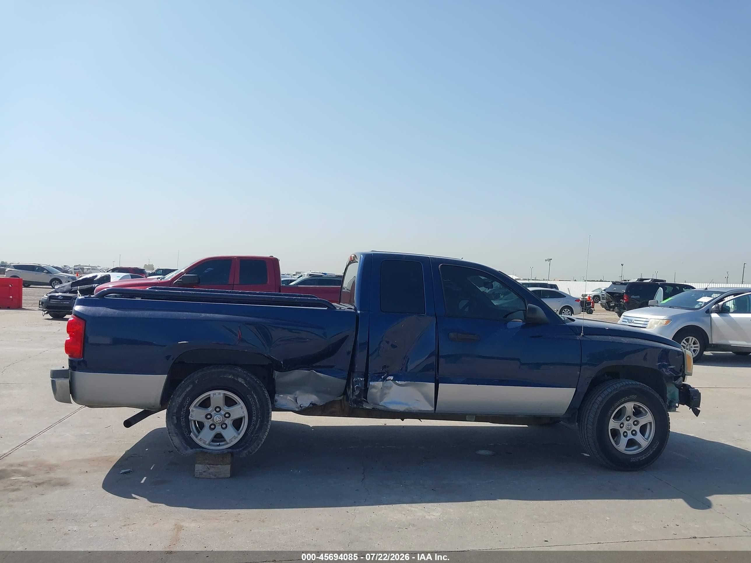 2006 Dodge Dakota Slt Blue vin: 1D7HE42K36S717957